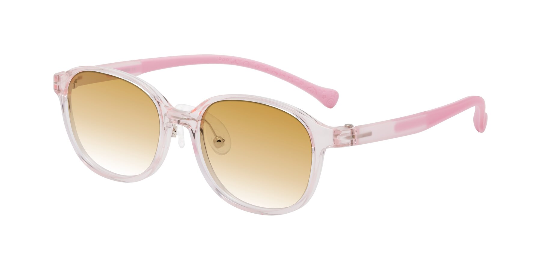 Angle of Meteor in Artist Pink with Champagne Gradient Lenses