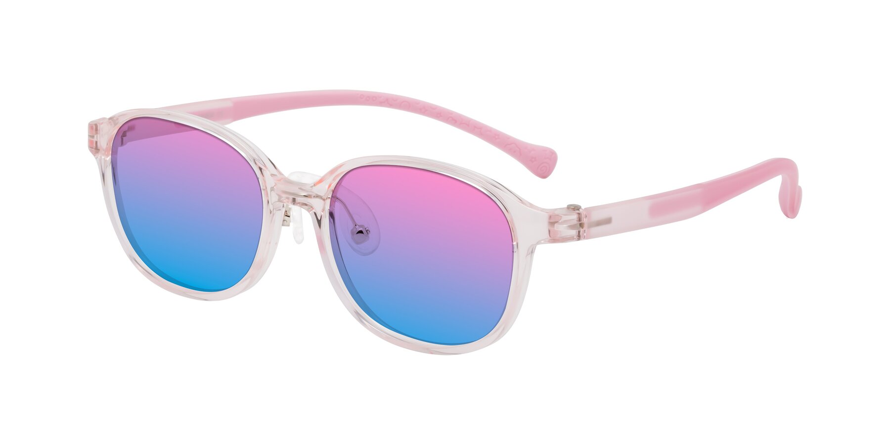 Angle of Meteor in Artist Pink with Pink / Blue Gradient Lenses