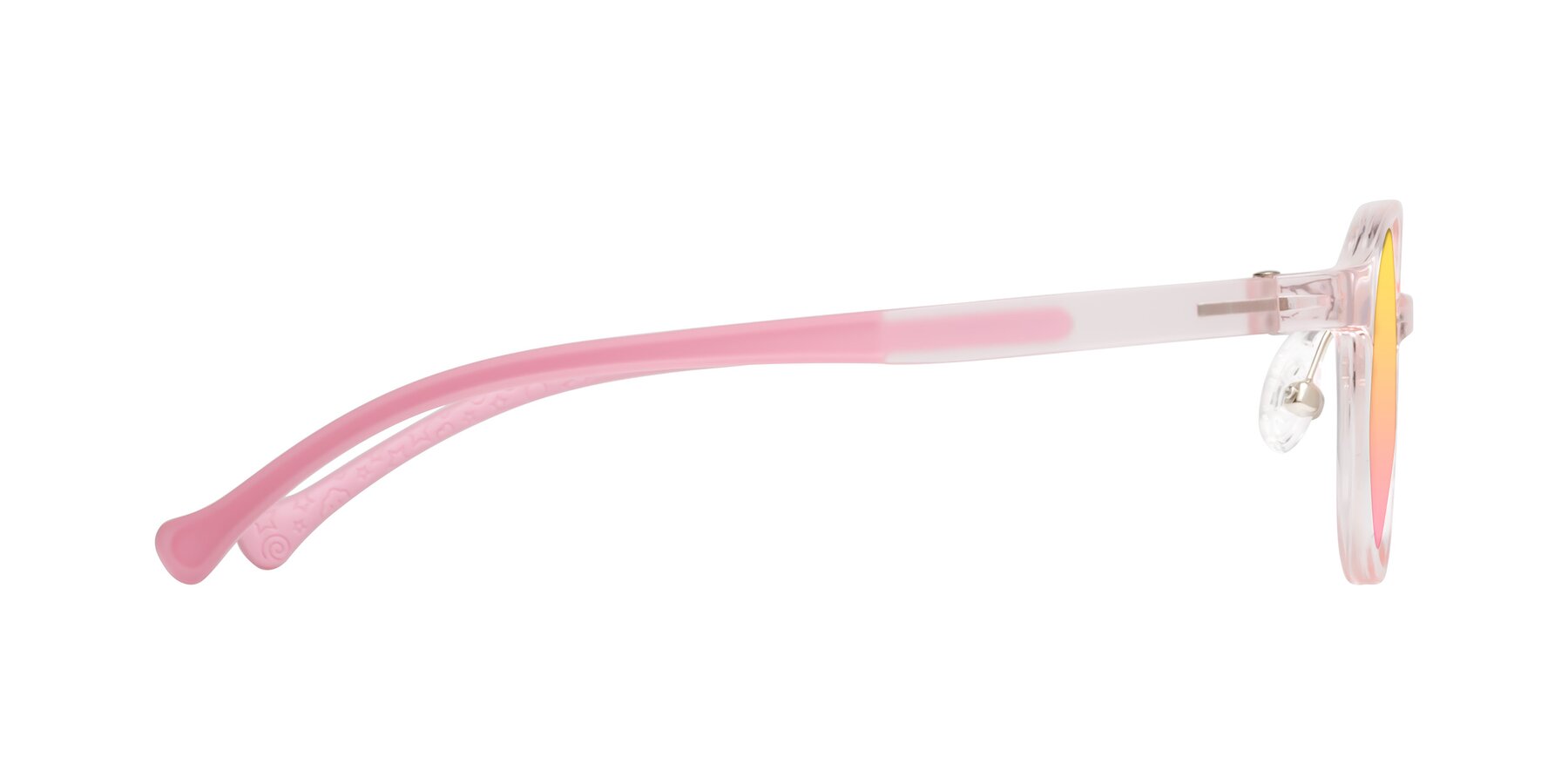 Side of Meteor in Artist Pink with Yellow / Pink Gradient Lenses