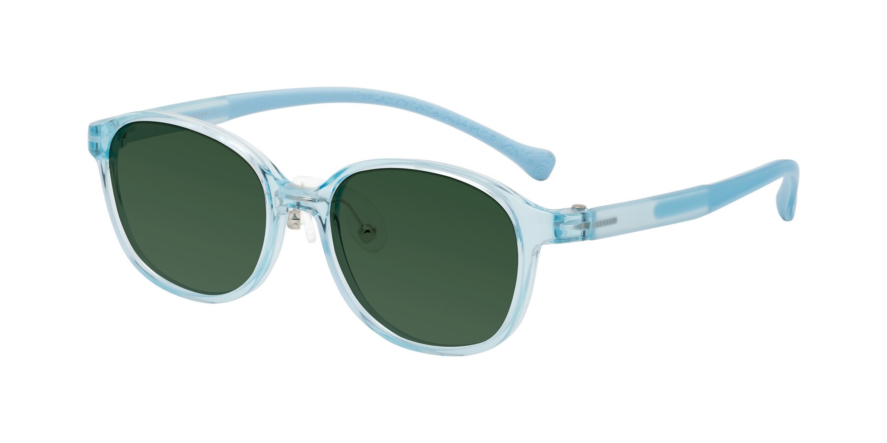 Angle of Meteor in Swimmer Blue with Green Tinted Lenses