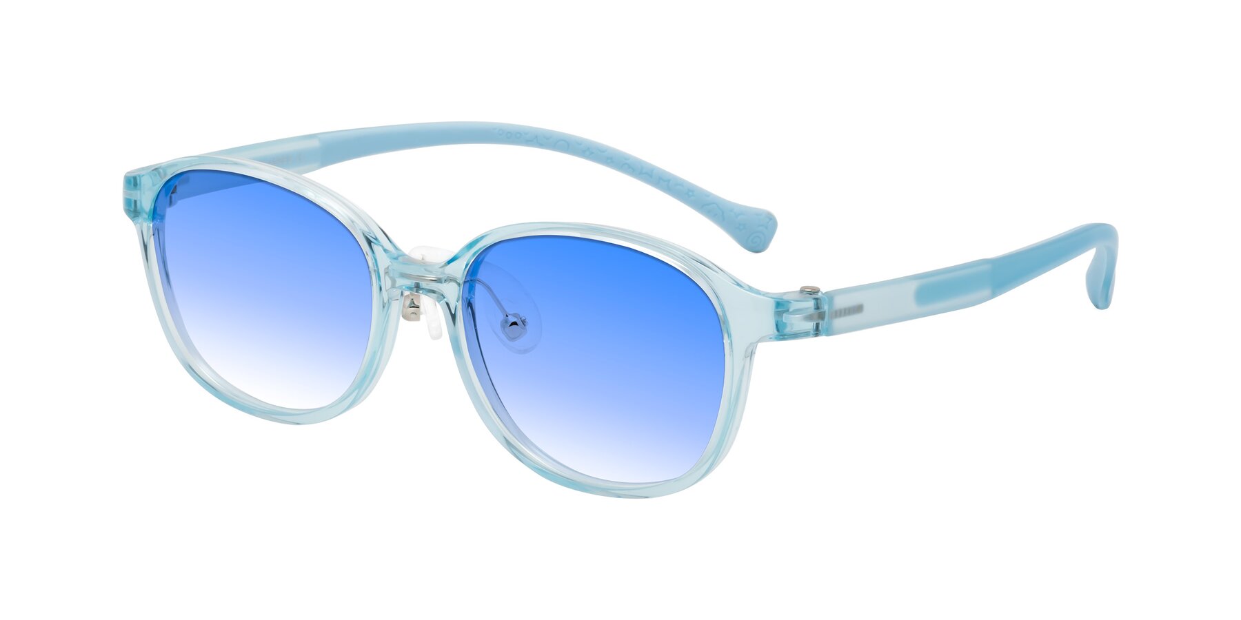 Angle of Meteor in Swimmer Blue with Blue Gradient Lenses