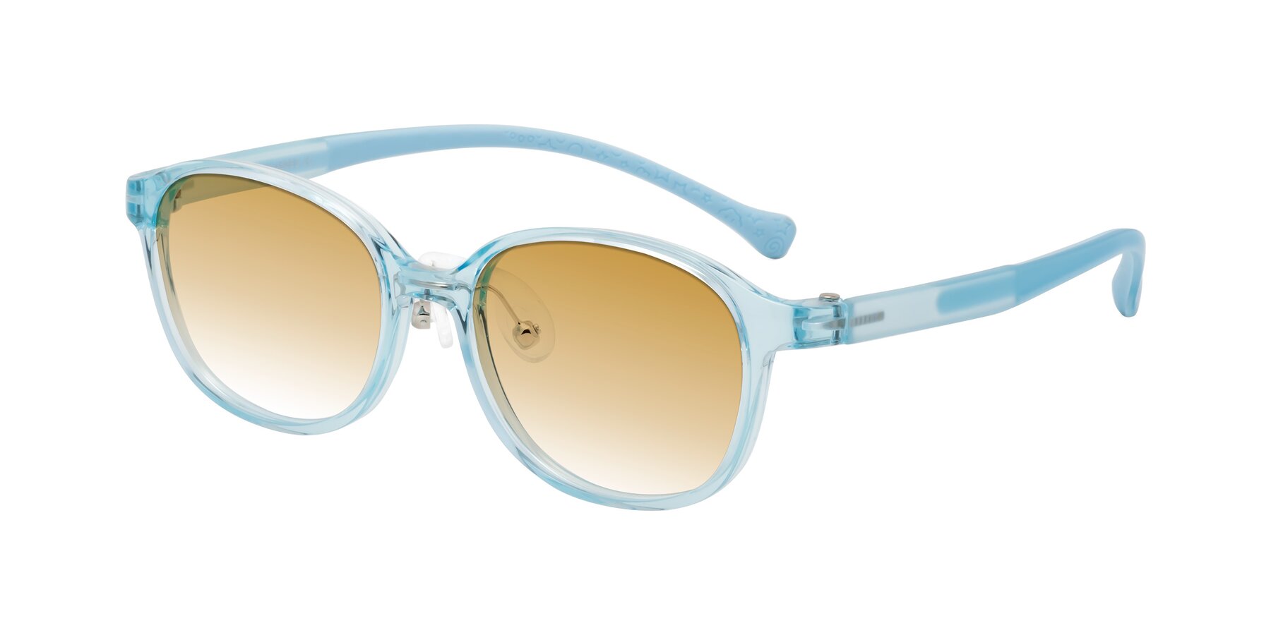 Angle of Meteor in Swimmer Blue with Champagne Gradient Lenses