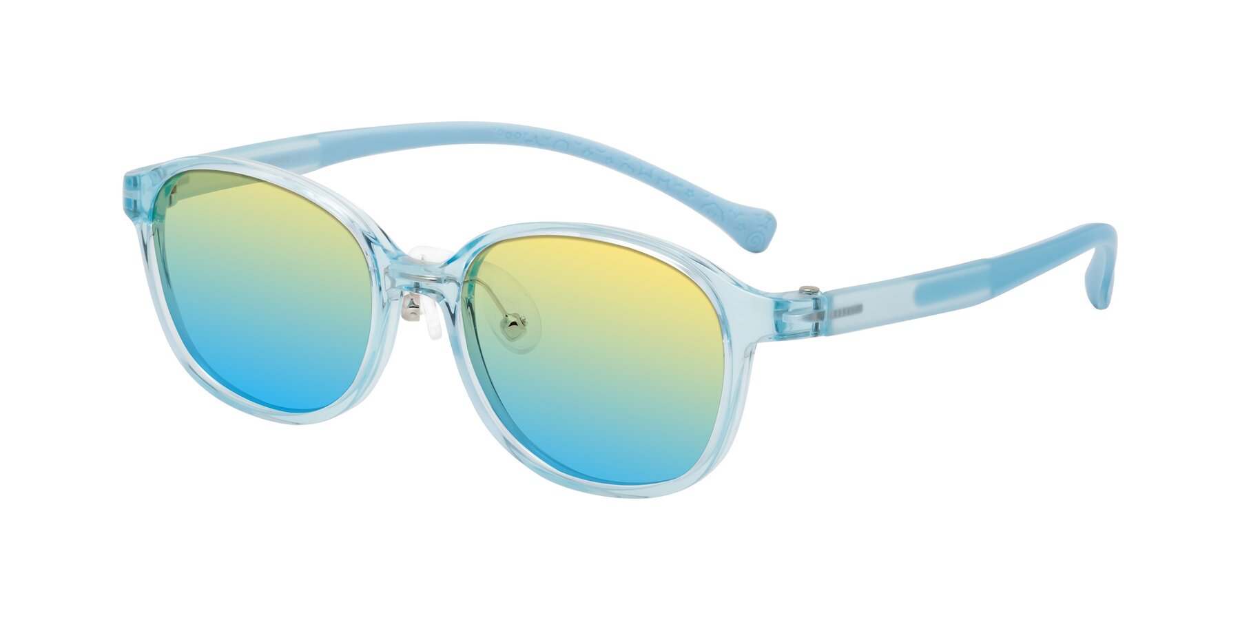 Angle of Meteor in Swimmer Blue with Yellow / Blue Gradient Lenses