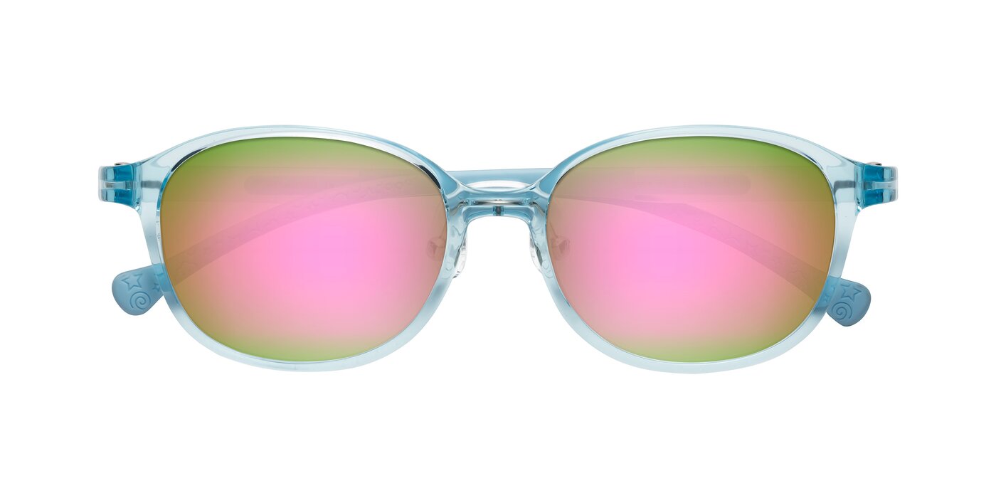 Meteor - Swimmer Blue Flash Mirrored Sunglasses