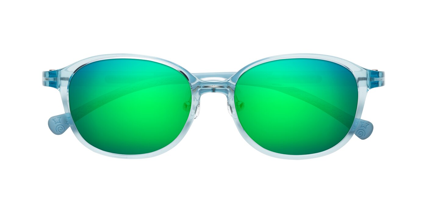 Meteor - Swimmer Blue Flash Mirrored Sunglasses