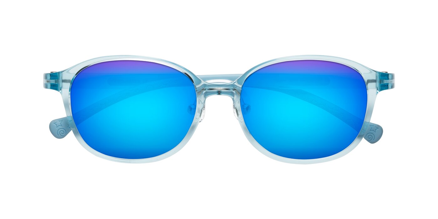 Meteor - Swimmer Blue Flash Mirrored Sunglasses