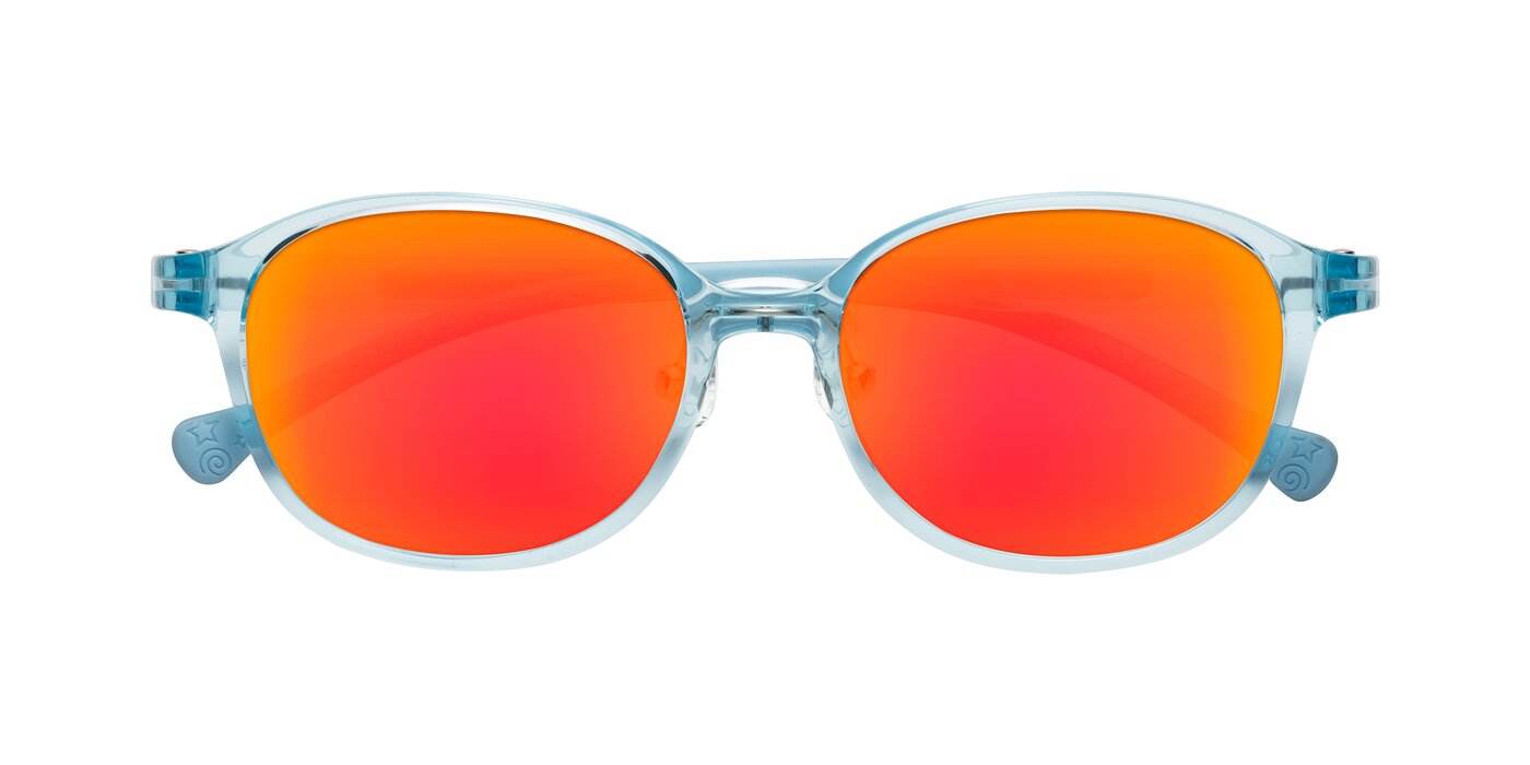 Meteor - Swimmer Blue Flash Mirrored Sunglasses