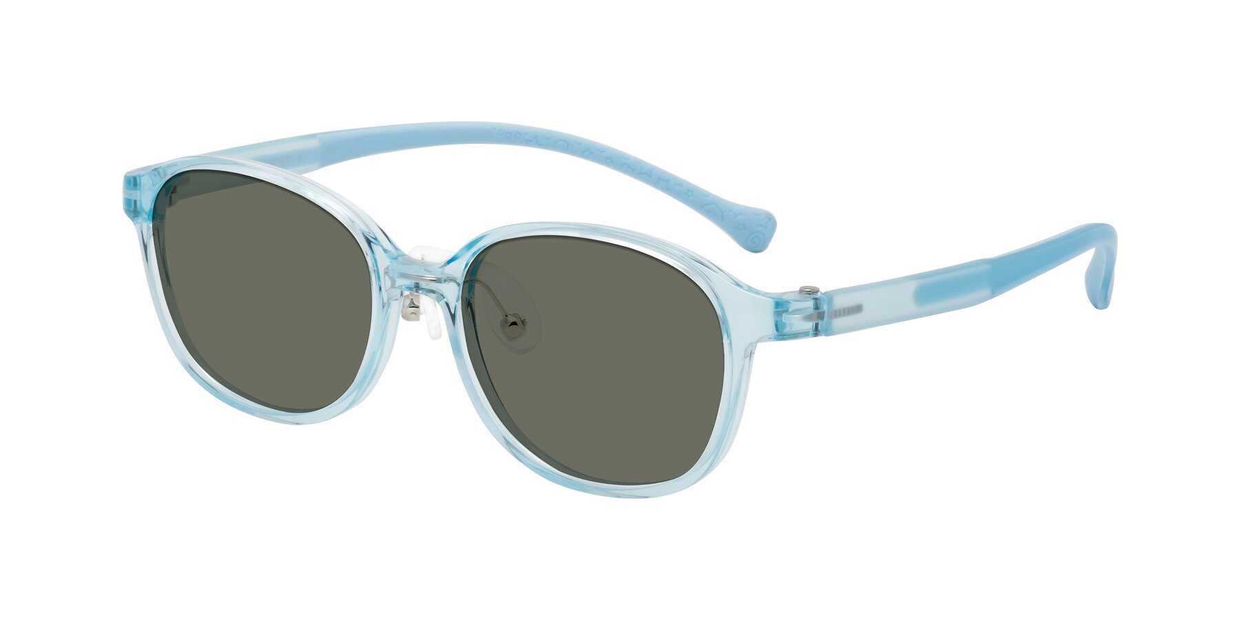 Angle of Meteor in Swimmer Blue with Gray Polarized Lenses