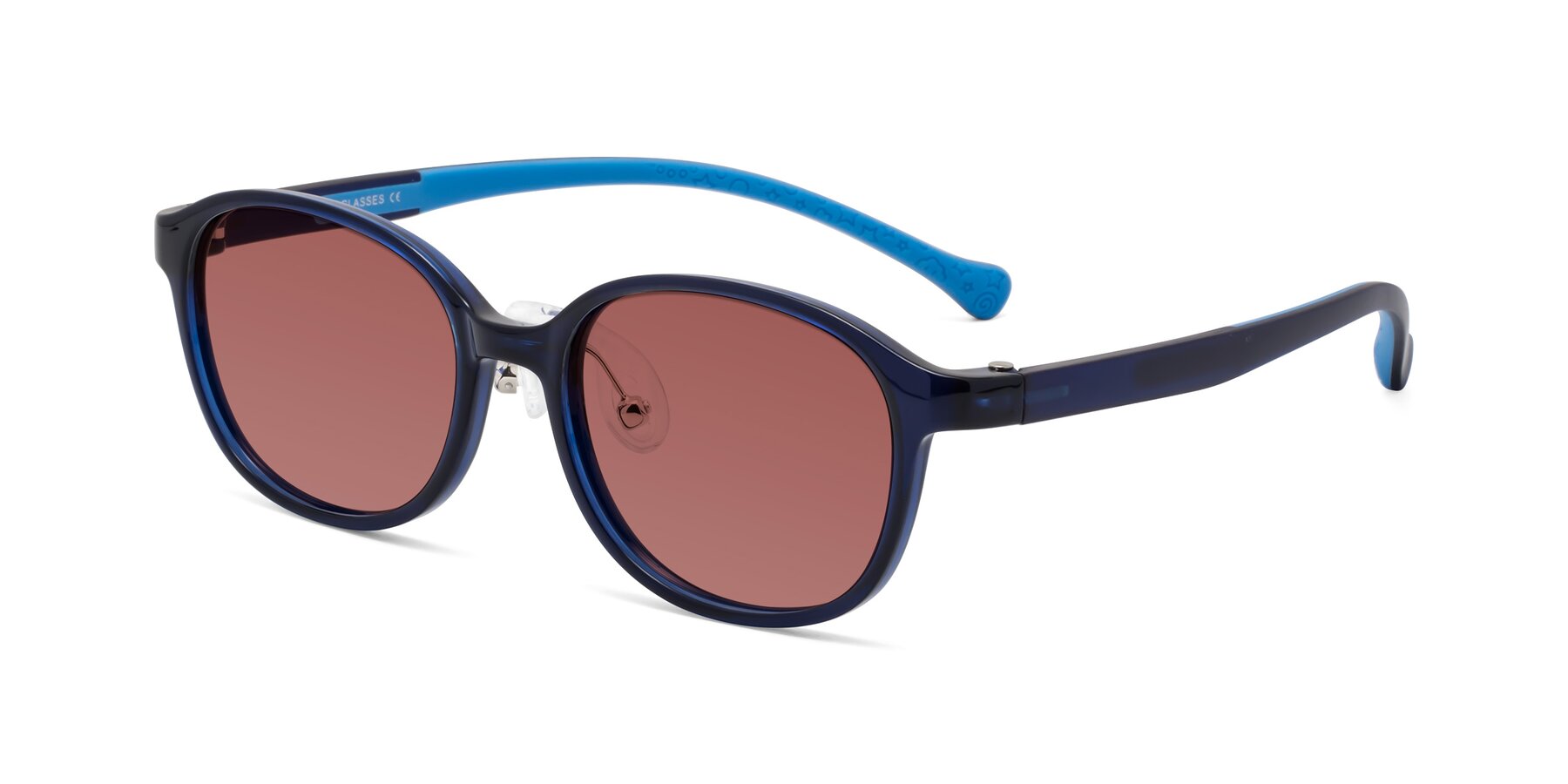 Angle of Meteor in Astronomer Blue with Garnet Tinted Lenses