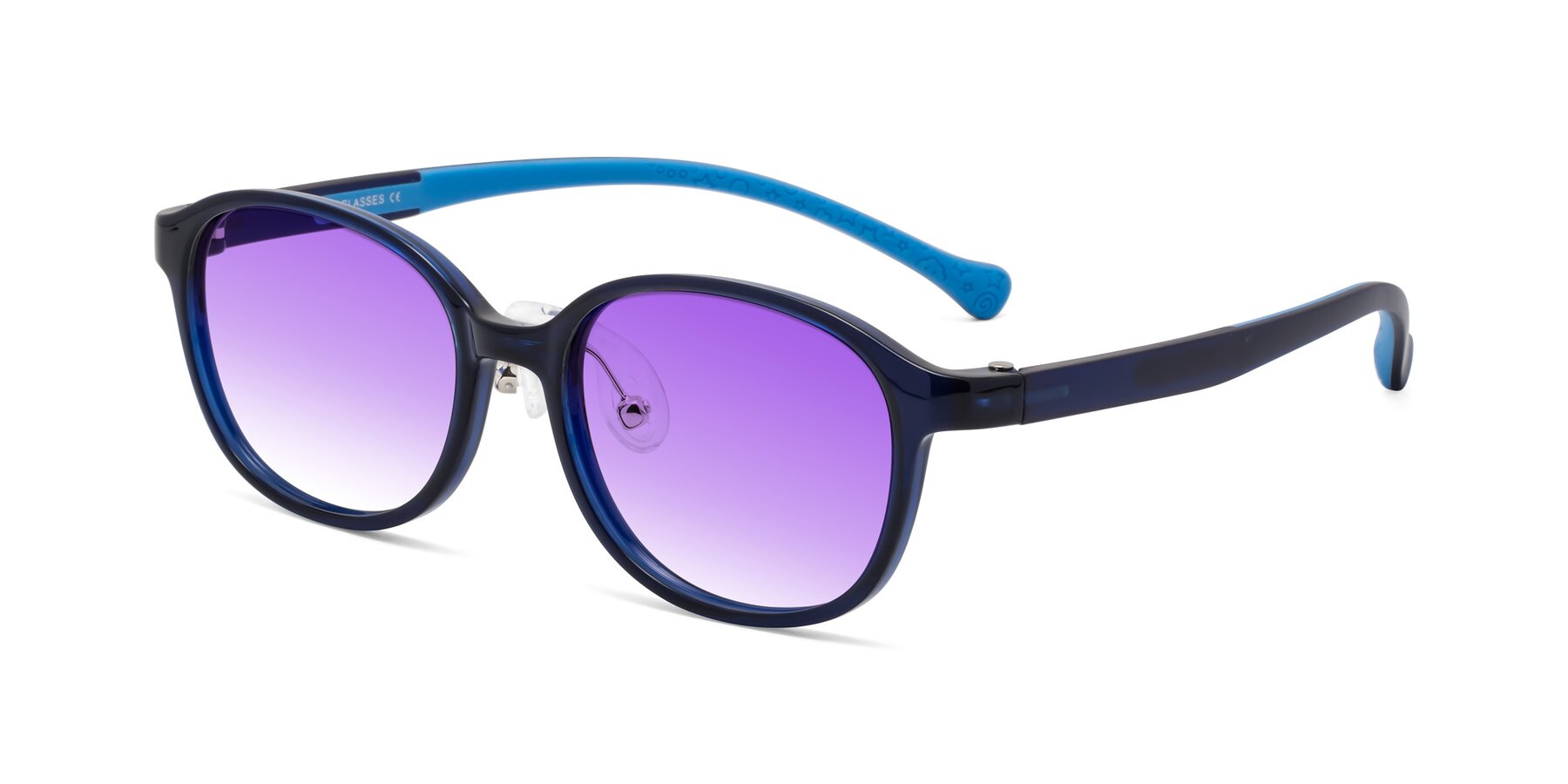 Angle of Meteor in Astronomer Blue with Purple Gradient Lenses