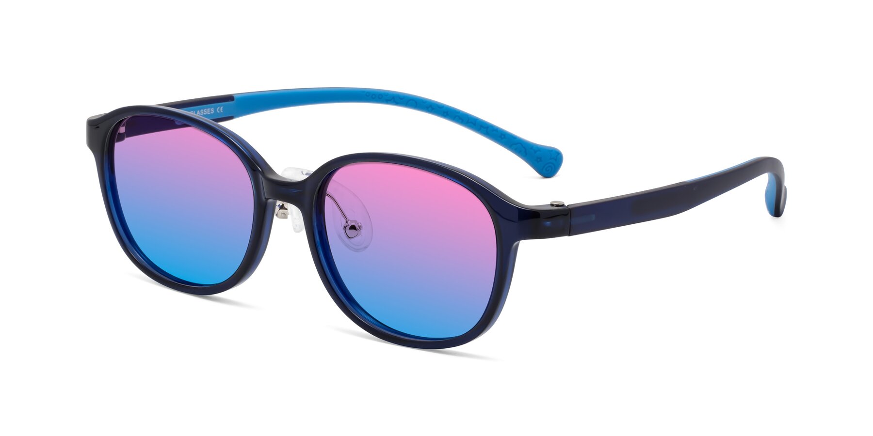 Angle of Meteor in Astronomer Blue with Pink / Blue Gradient Lenses