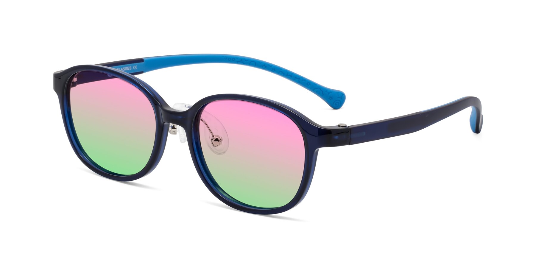 Angle of Meteor in Astronomer Blue with Pink / Green Gradient Lenses