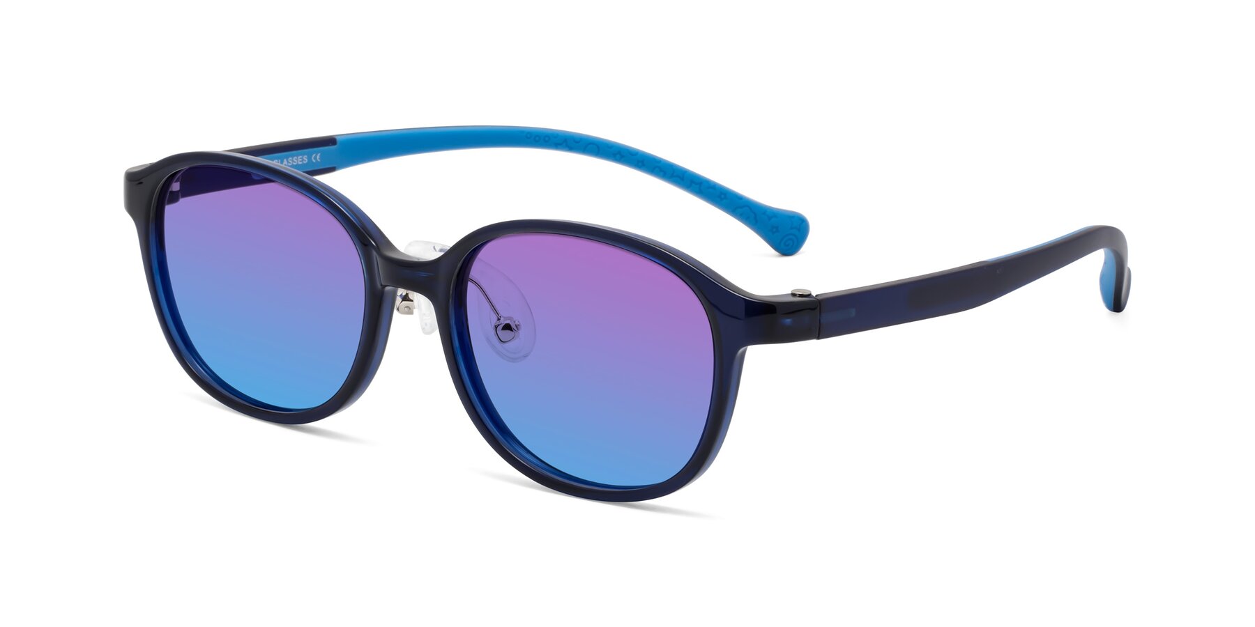 Angle of Meteor in Astronomer Blue with Purple / Blue Gradient Lenses