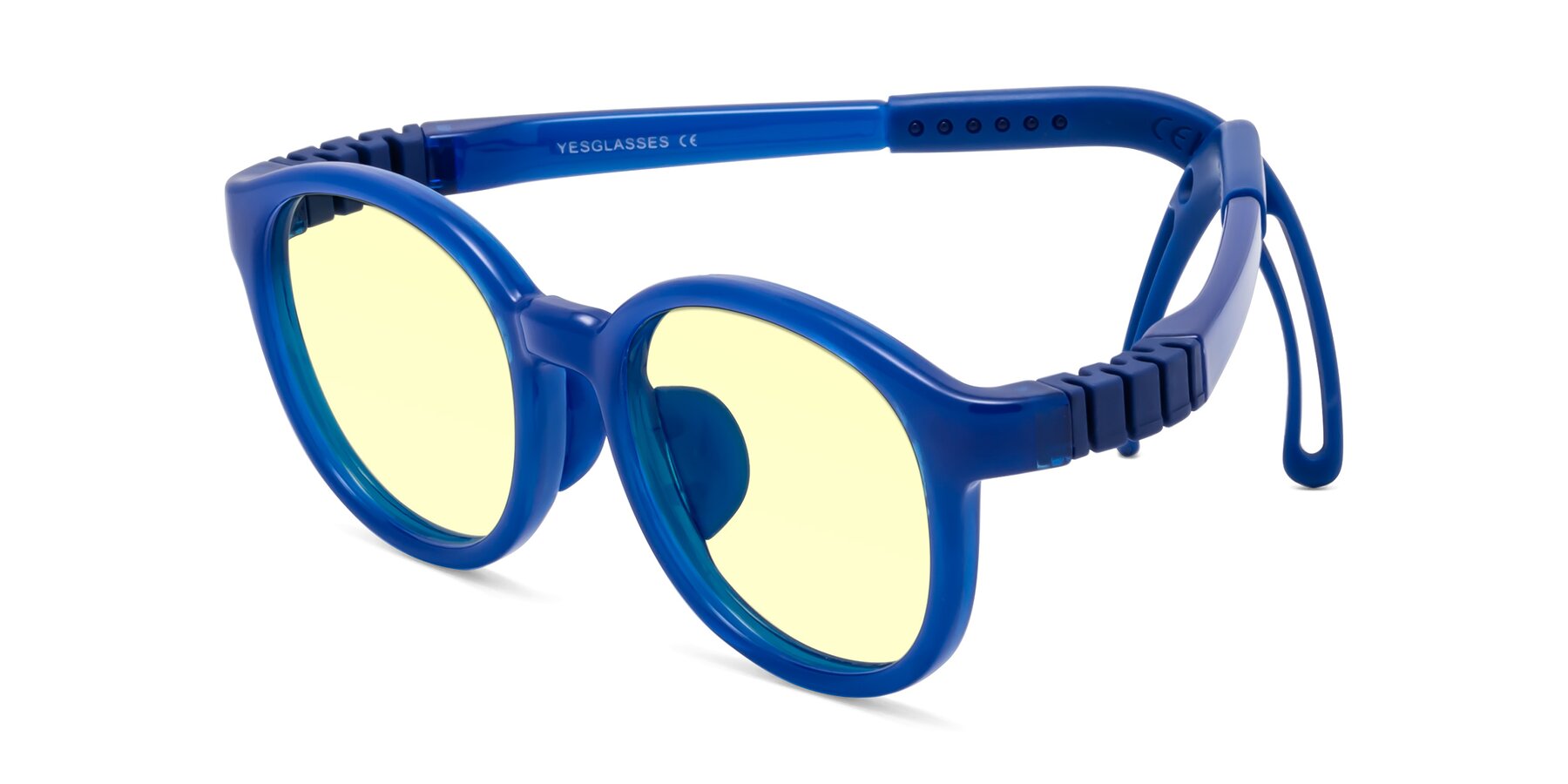 Angle of Anahid in Sailor Blue with Light Yellow Tinted Lenses