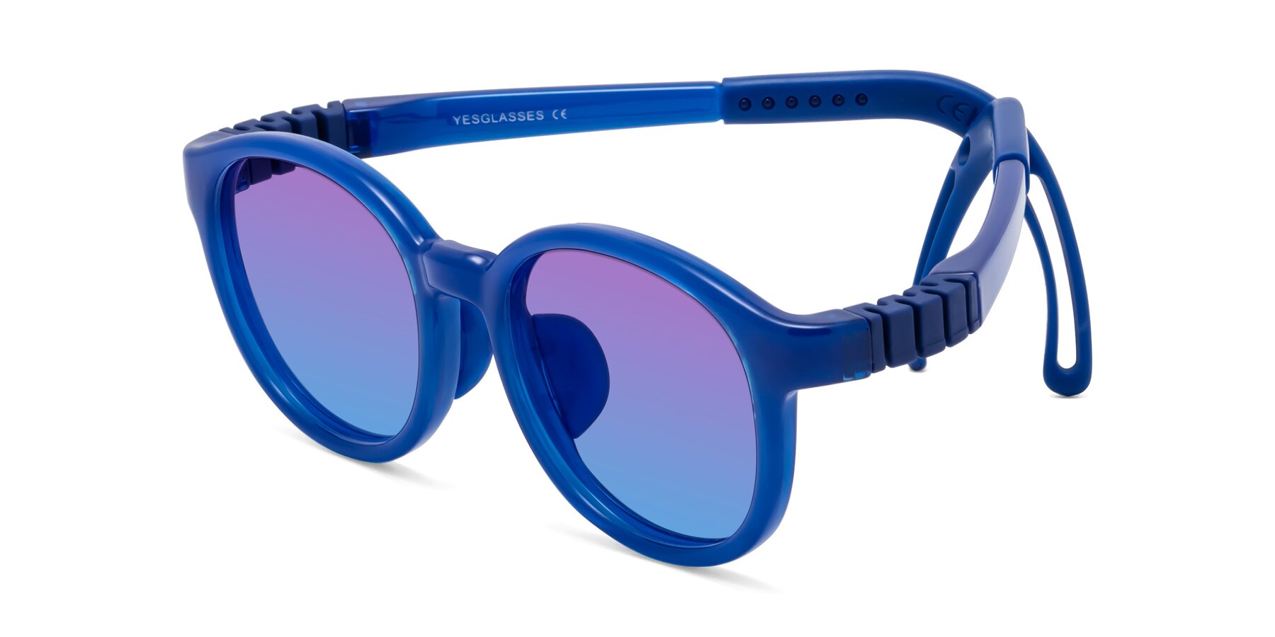 Angle of Anahid in Sailor Blue with Purple / Blue Gradient Lenses