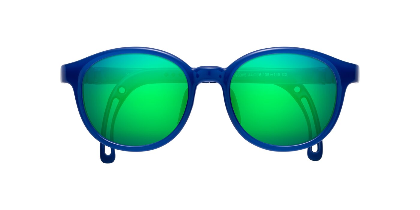 Anahid - Sailor Blue Flash Mirrored Sunglasses