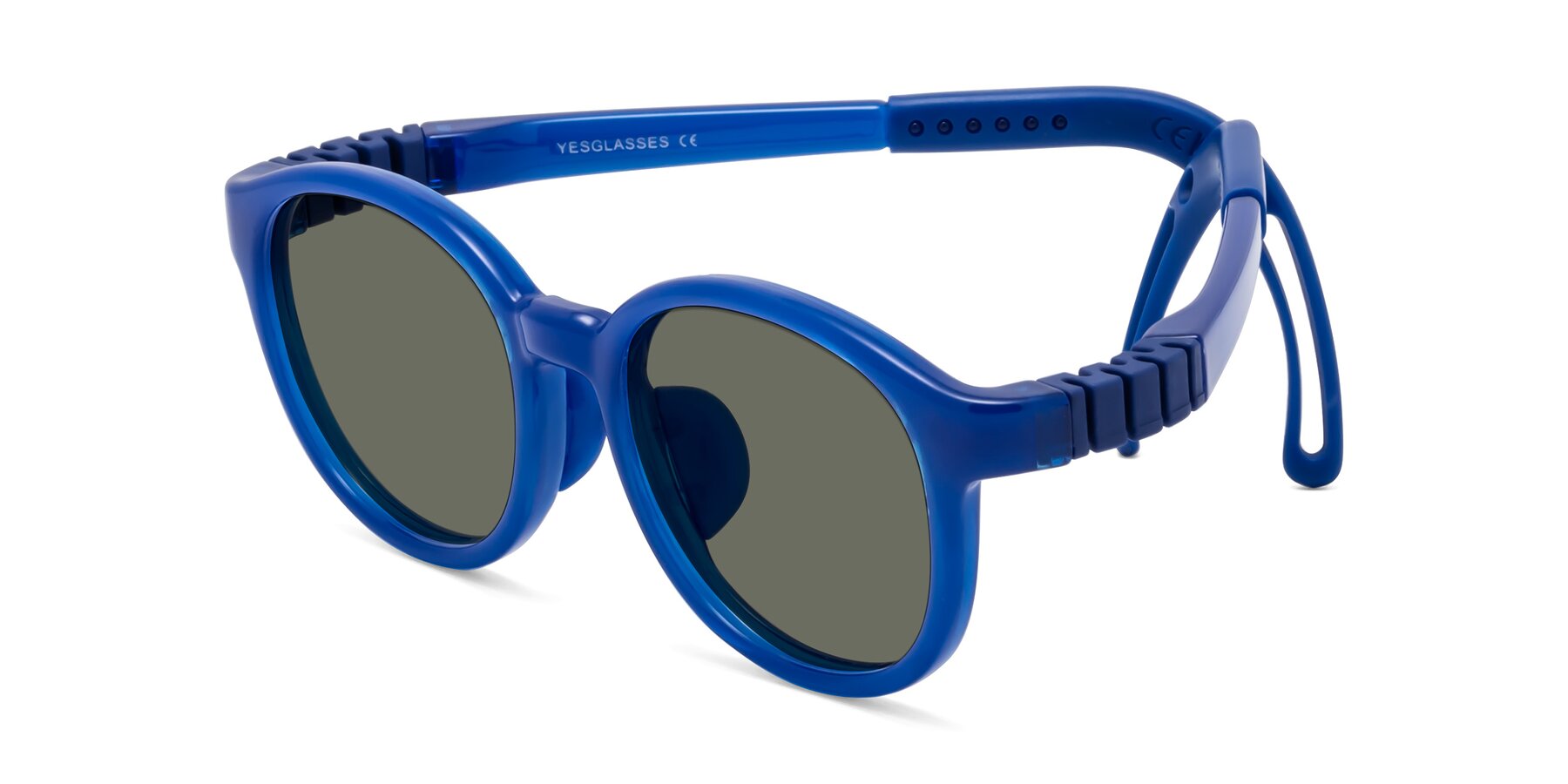 Angle of Anahid in Sailor Blue with Gray Polarized Lenses