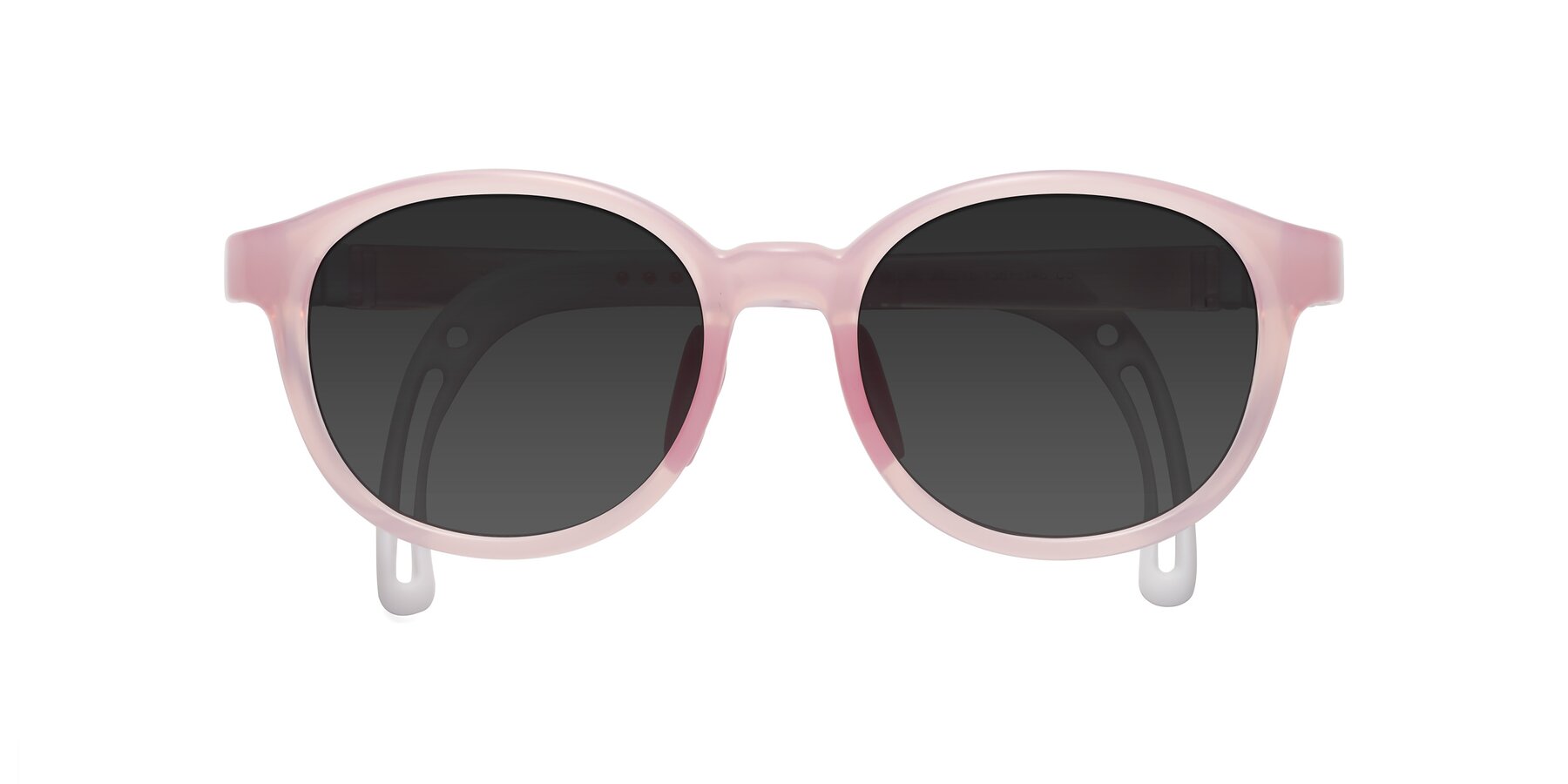 Folded Front of Anahid in Artist Pink with Gray Tinted Lenses