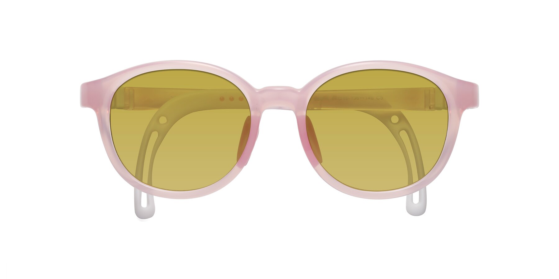 Folded Front of Anahid in Artist Pink with Champagne Tinted Lenses