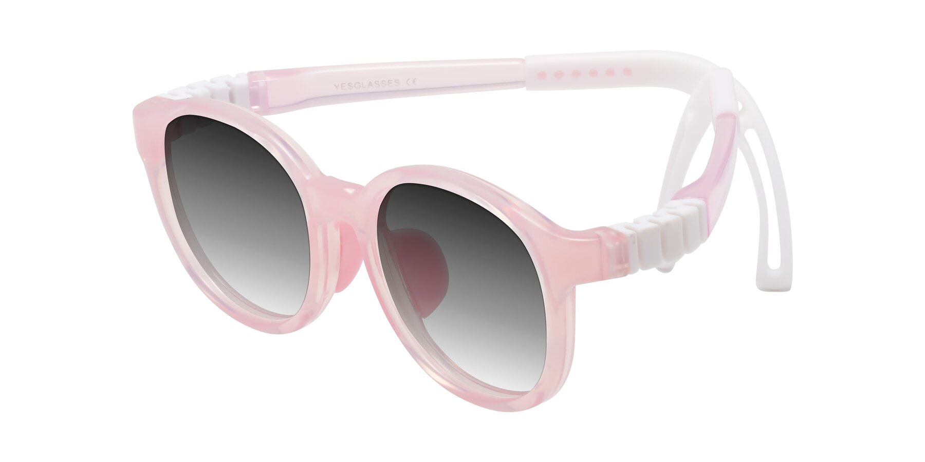 Angle of Anahid in Artist Pink with Gray Gradient Lenses