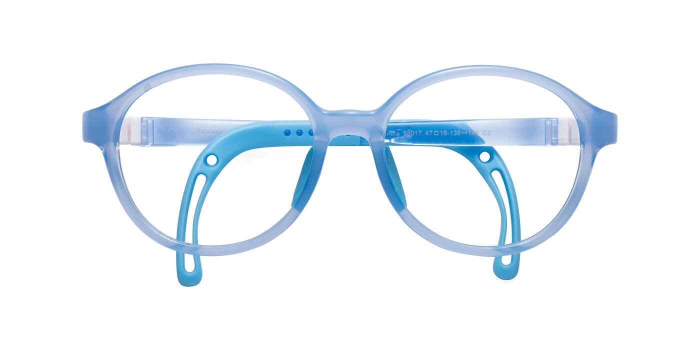 Zerlina - Pilot Blue Eyeglasses