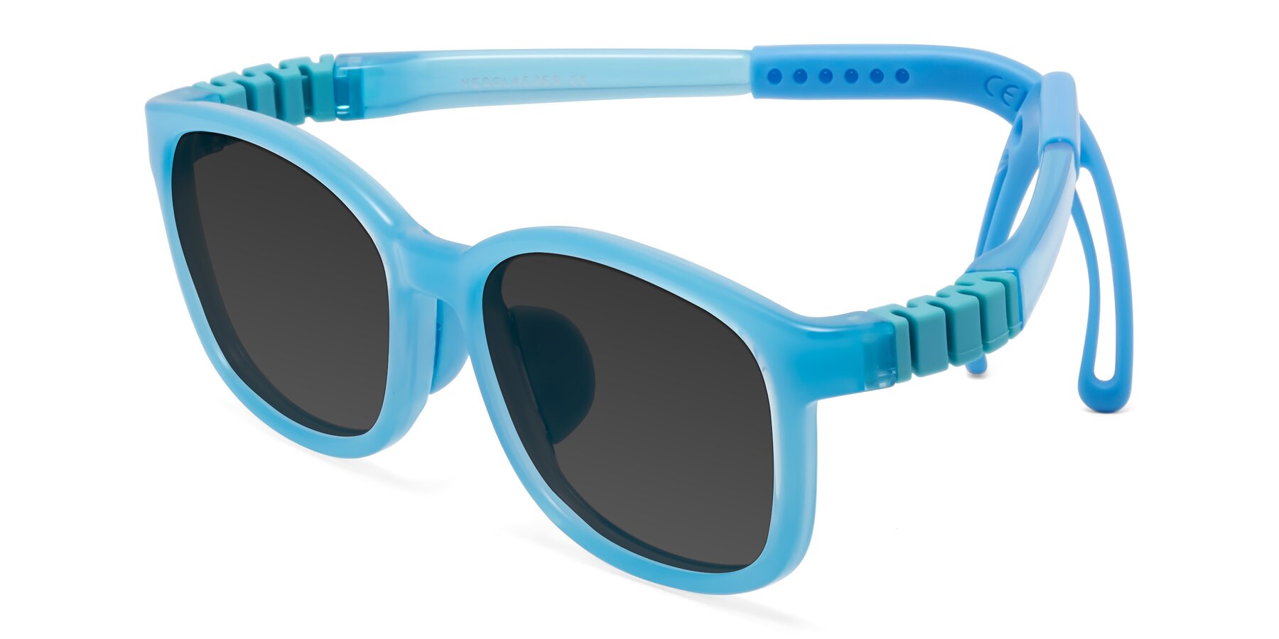 Angle of Hesper in Pilot Blue with Gray Tinted Lenses