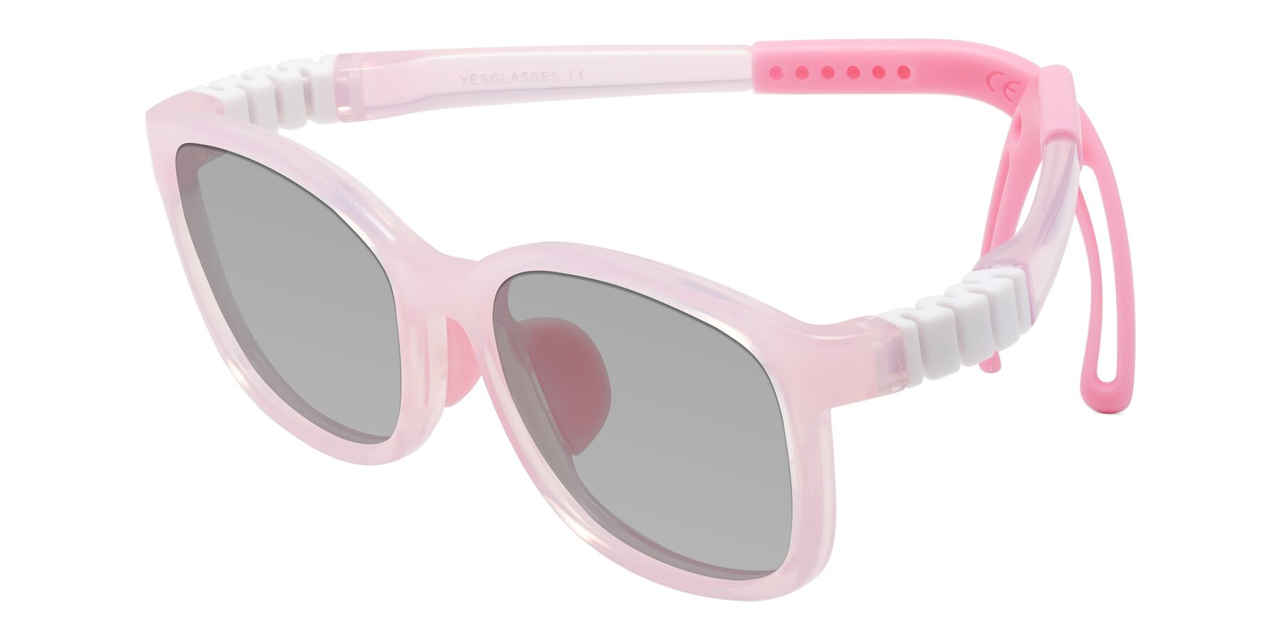 Angle of Hesper in Artist Pink with Light Gray Tinted Lenses