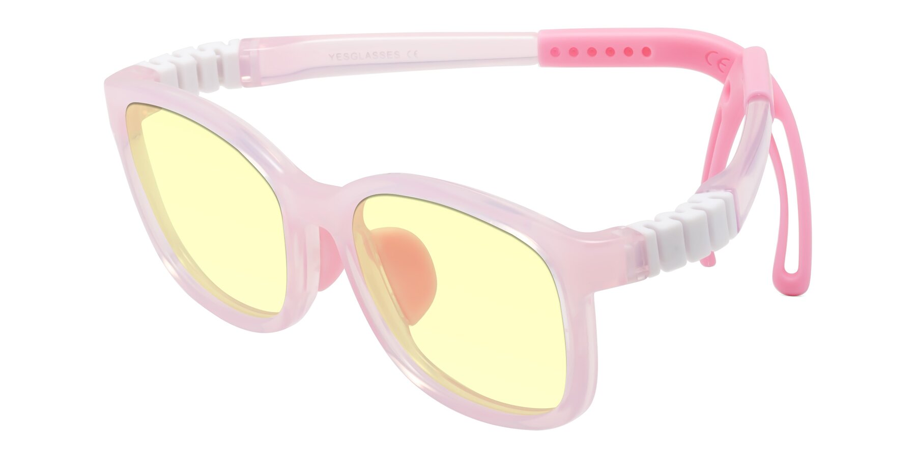 Angle of Hesper in Artist Pink with Light Yellow Tinted Lenses