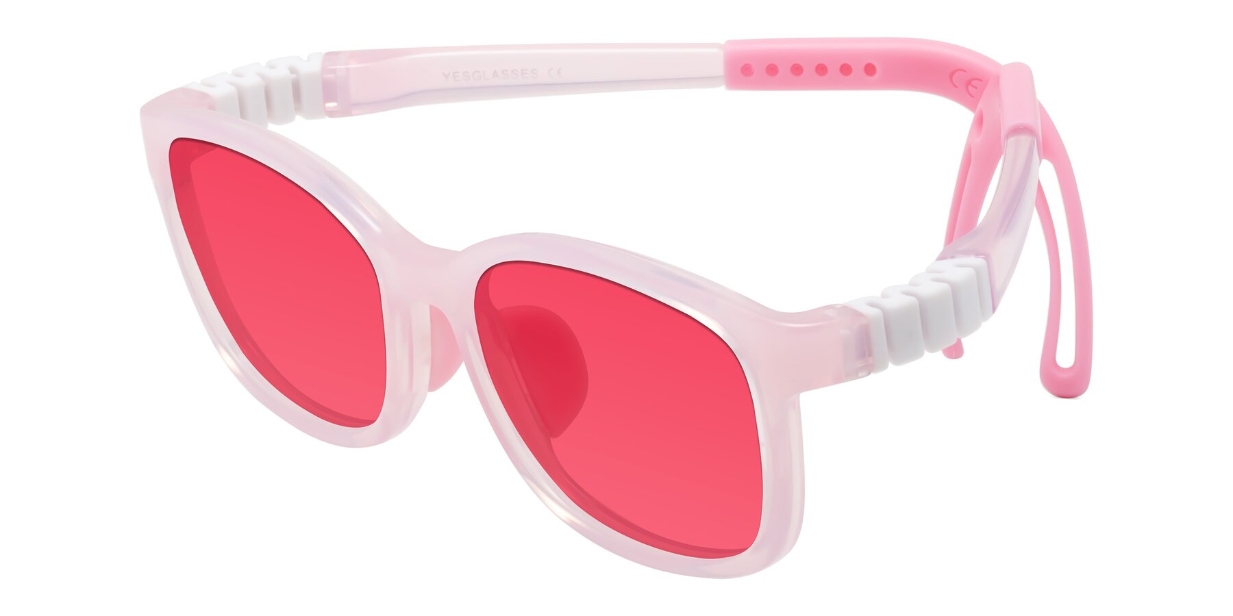 Angle of Hesper in Artist Pink with Red Tinted Lenses