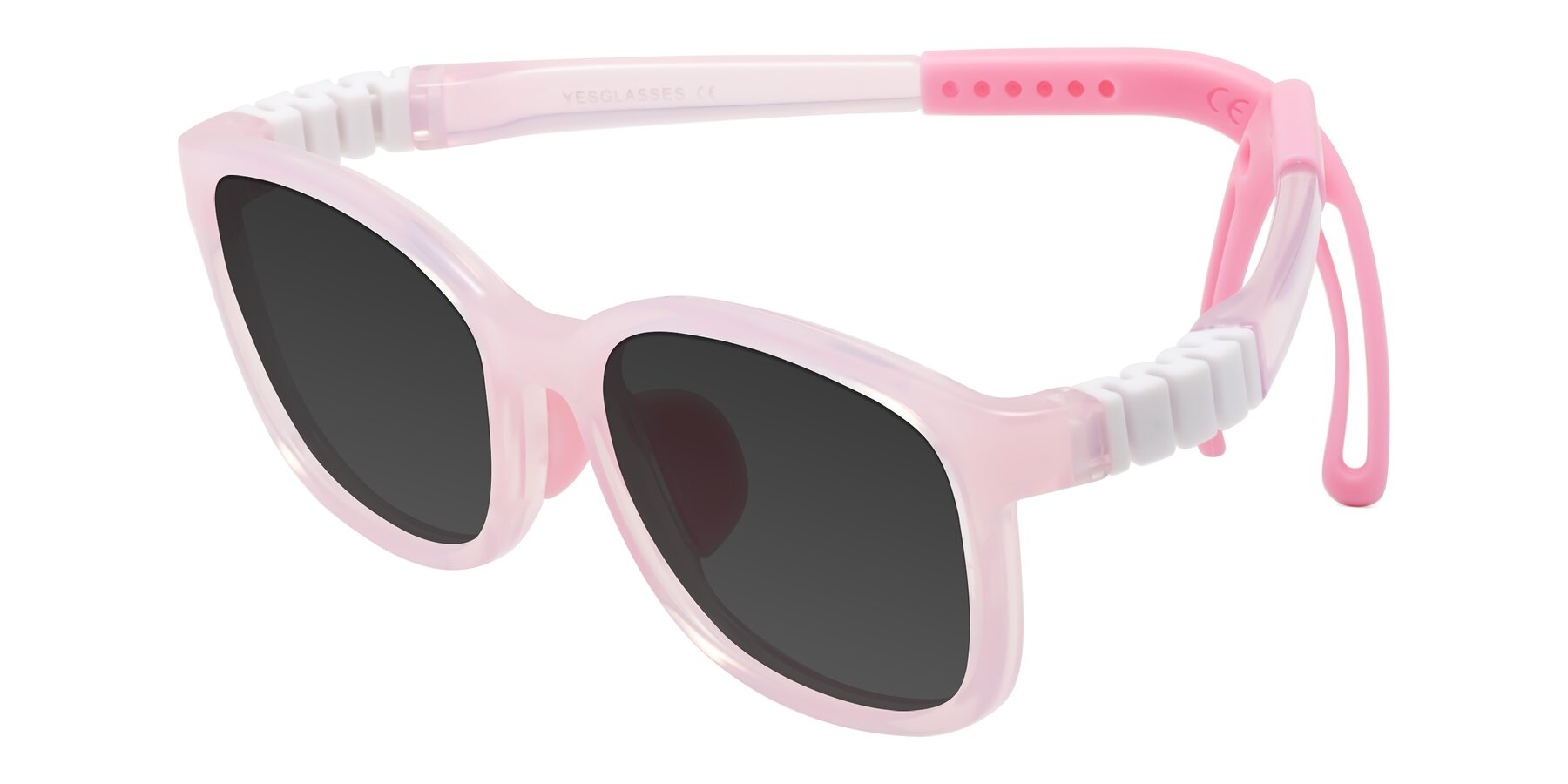 Angle of Hesper in Artist Pink with Gray Tinted Lenses