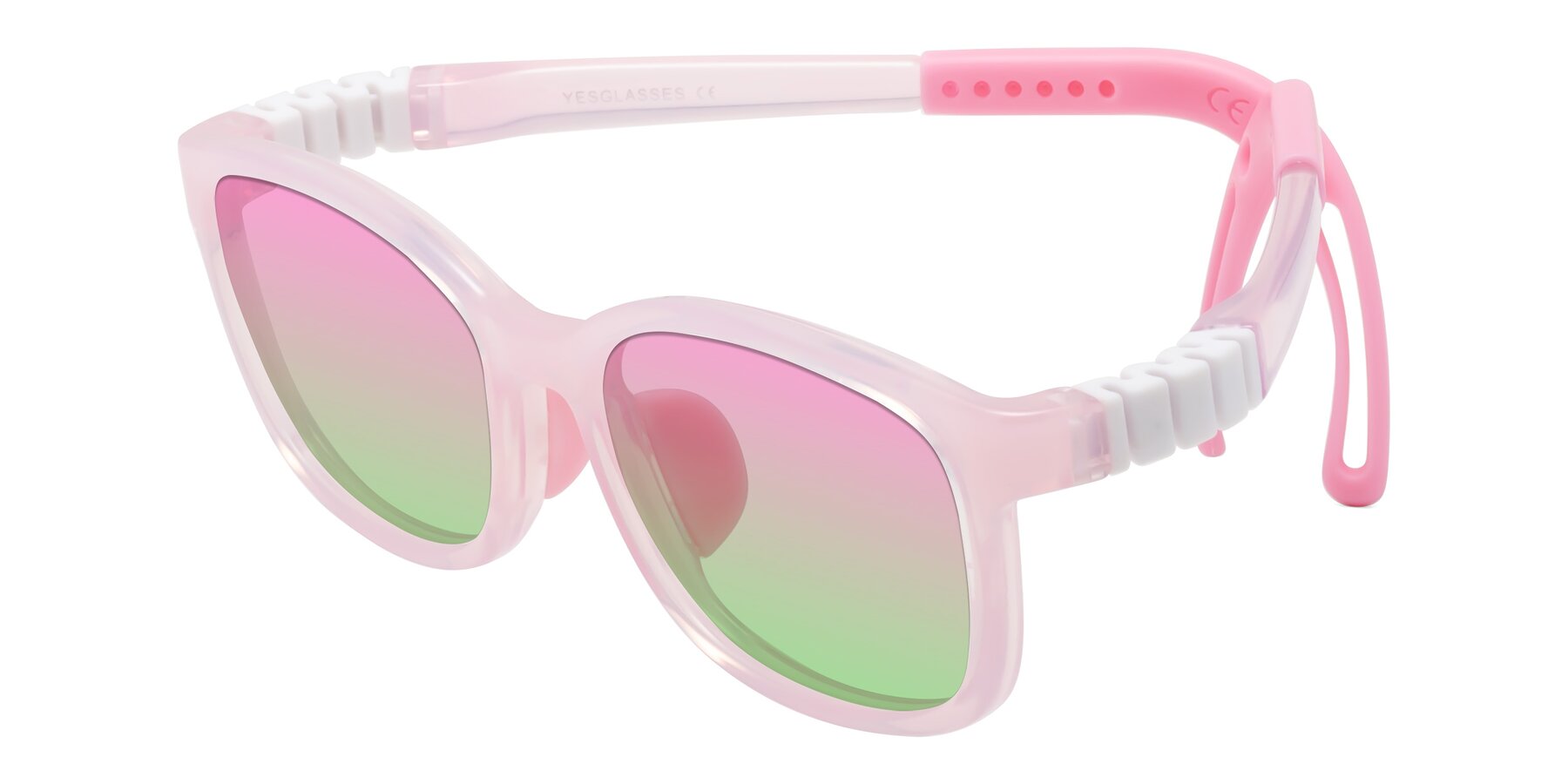 Angle of Hesper in Artist Pink with Pink / Green Gradient Lenses