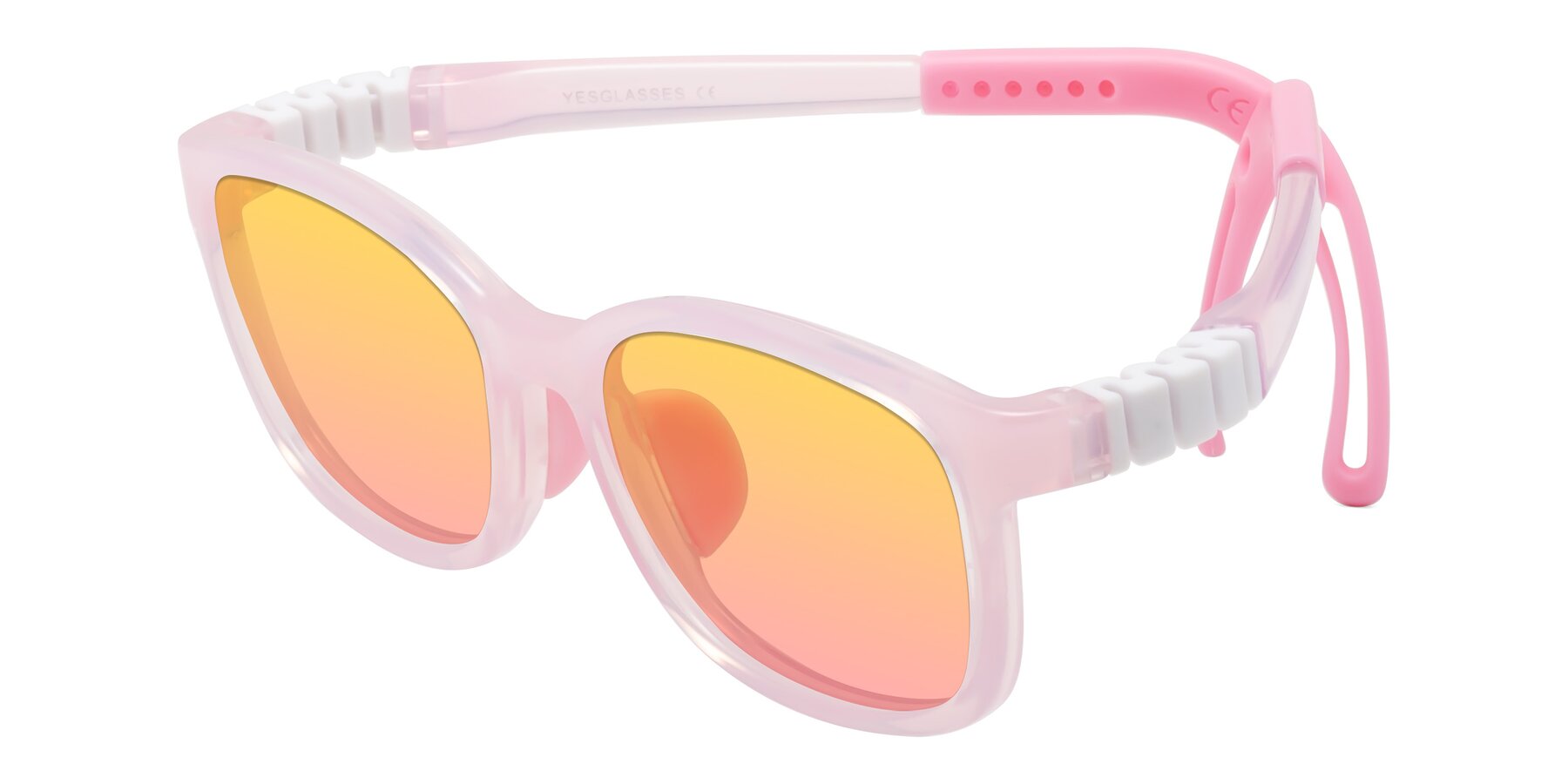 Angle of Hesper in Artist Pink with Yellow / Pink Gradient Lenses