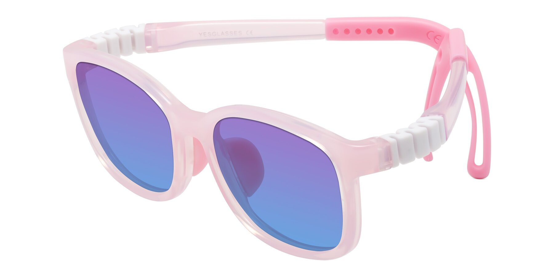 Angle of Hesper in Artist Pink with Purple / Blue Gradient Lenses