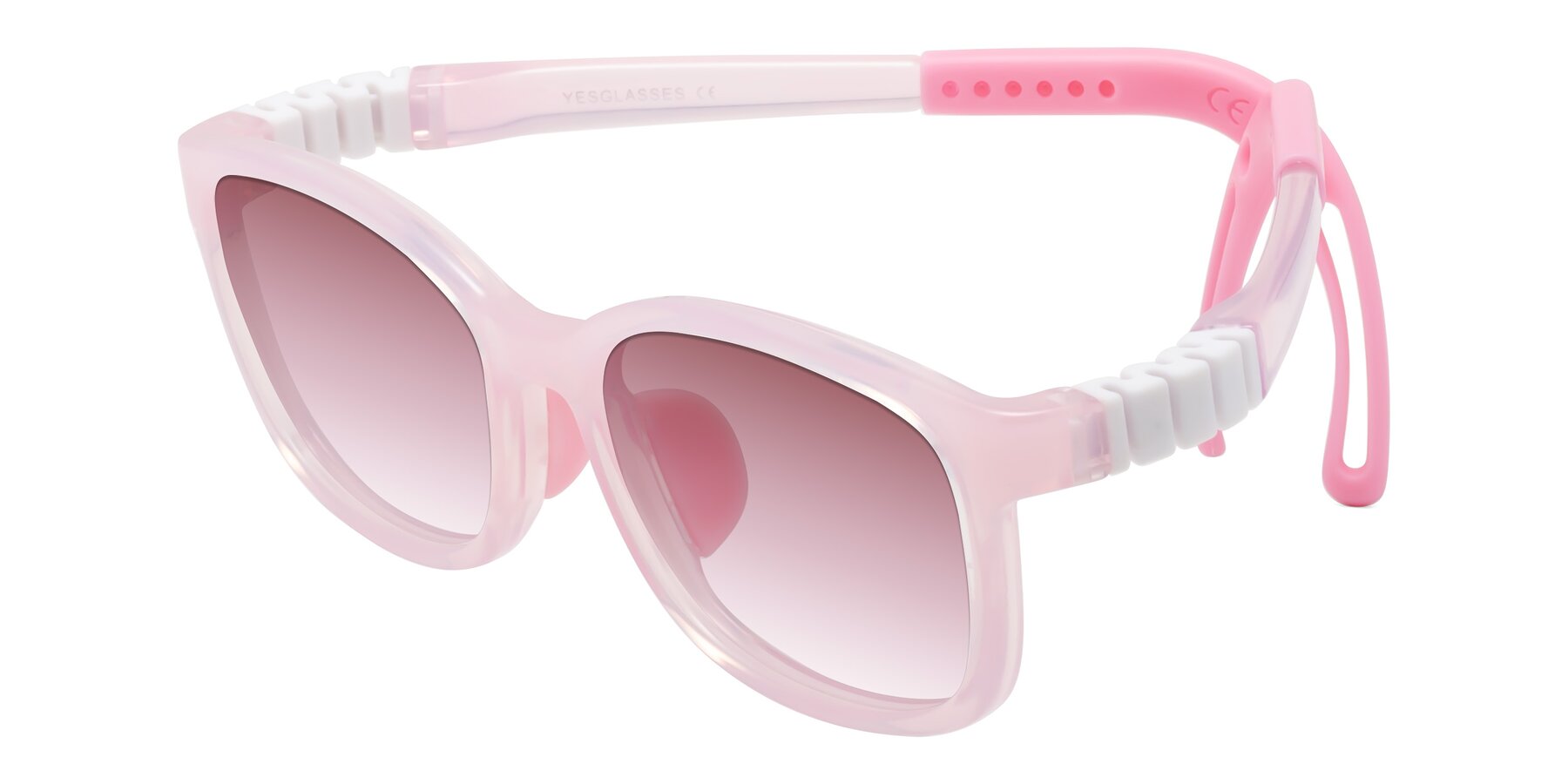 Angle of Hesper in Artist Pink with Garnet Gradient Lenses