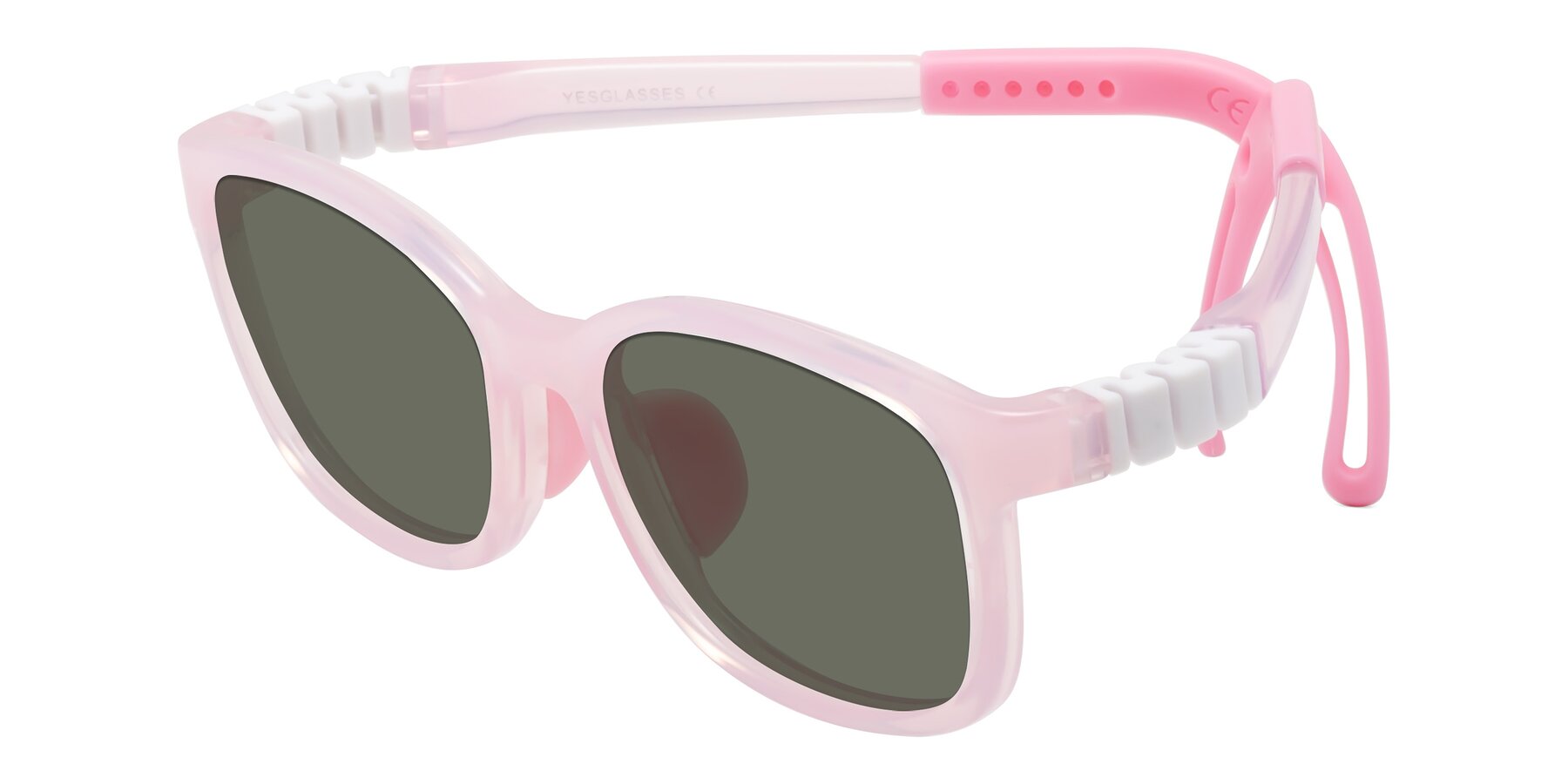 Angle of Hesper in Artist Pink with Gray Polarized Lenses