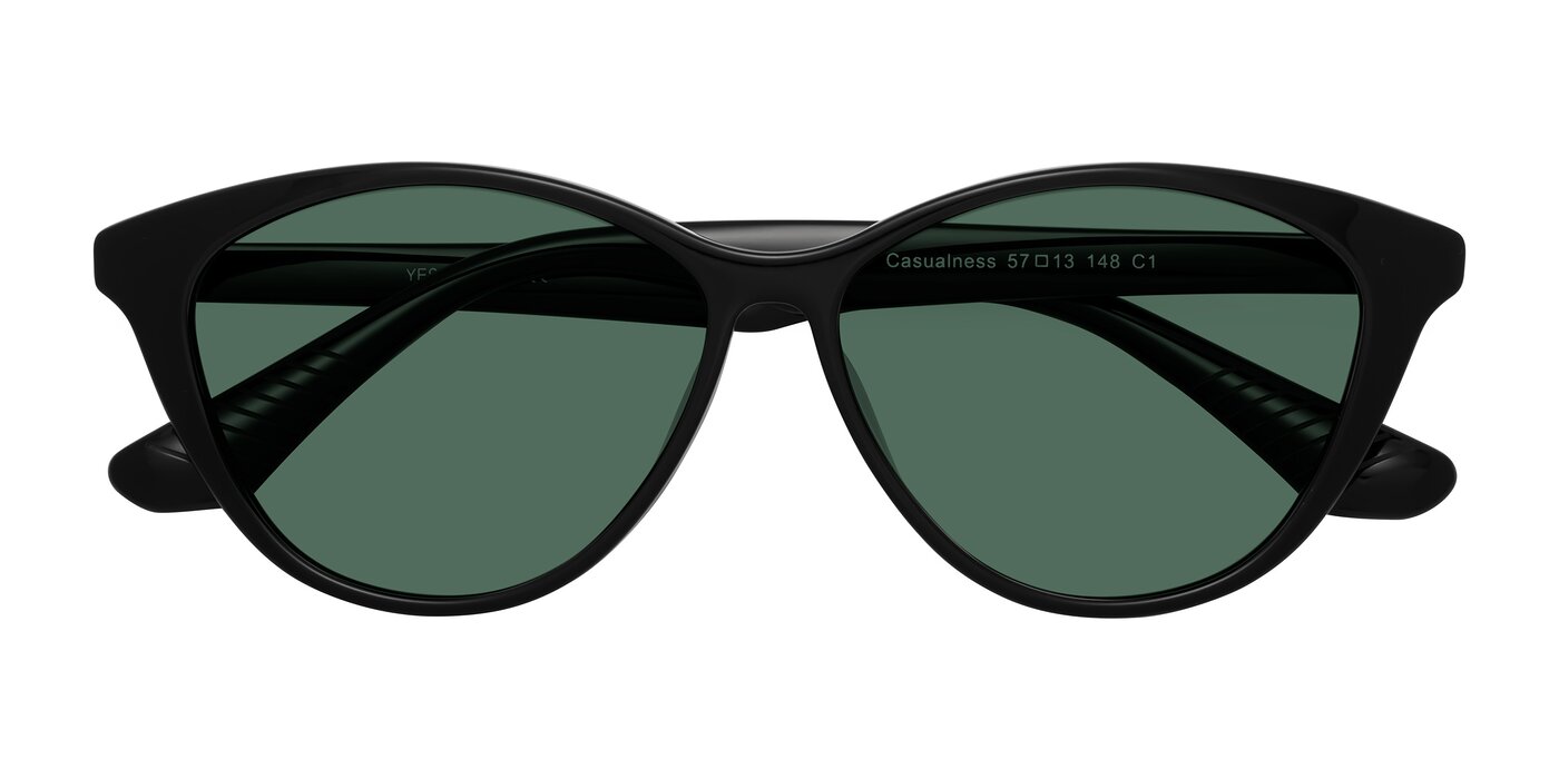 Casualness - Black Polarized Sunglasses
