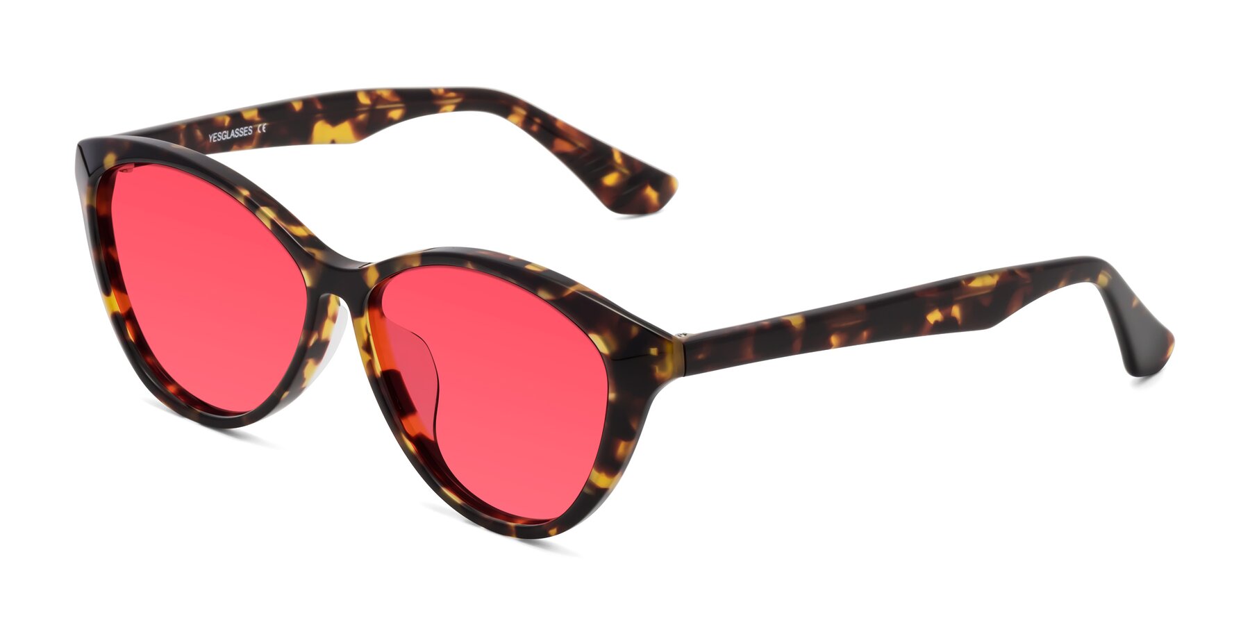 Angle of Casualness in Tortoise with Red Tinted Lenses