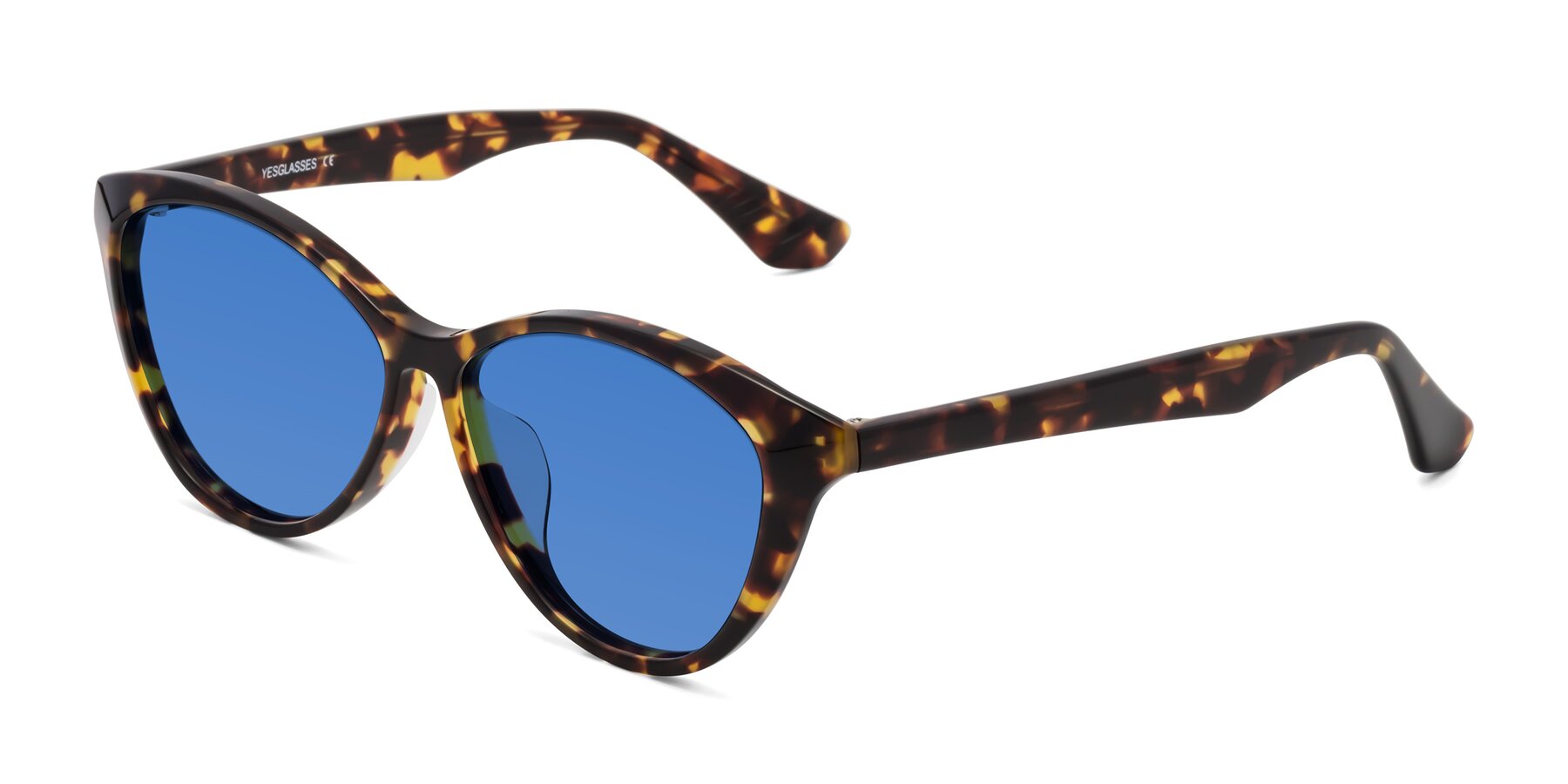 Angle of Casualness in Tortoise with Blue Tinted Lenses