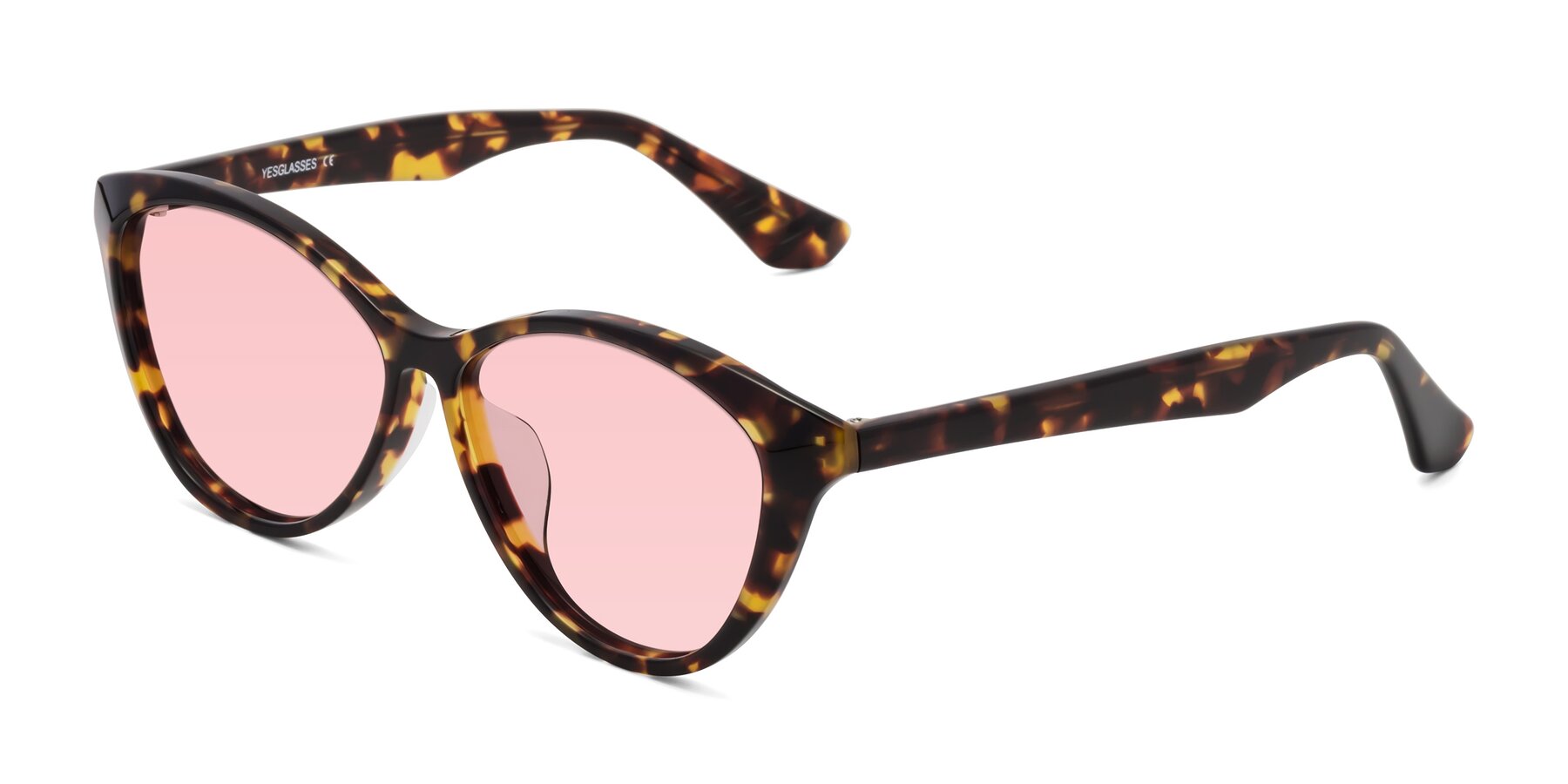 Angle of Casualness in Tortoise with Light Garnet Tinted Lenses