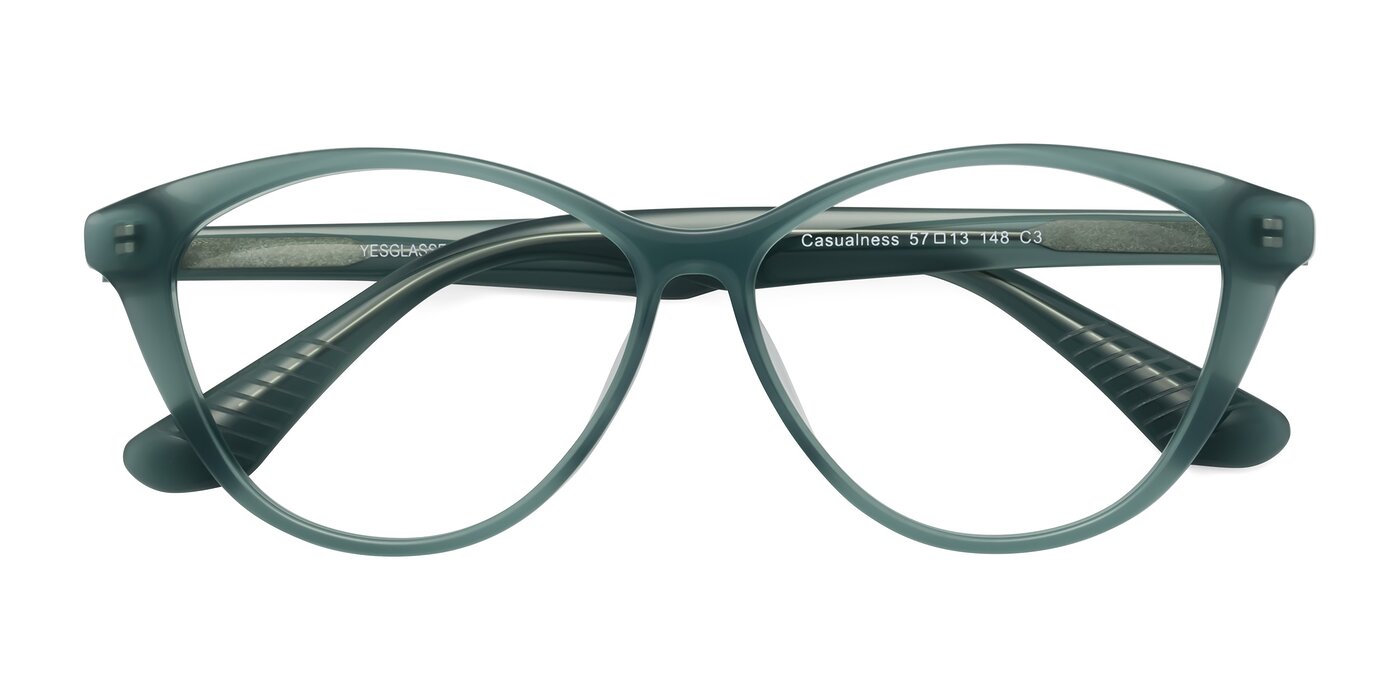 Casualness - Teal Eyeglasses