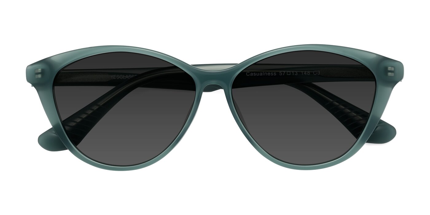 Casualness - Teal Tinted Sunglasses