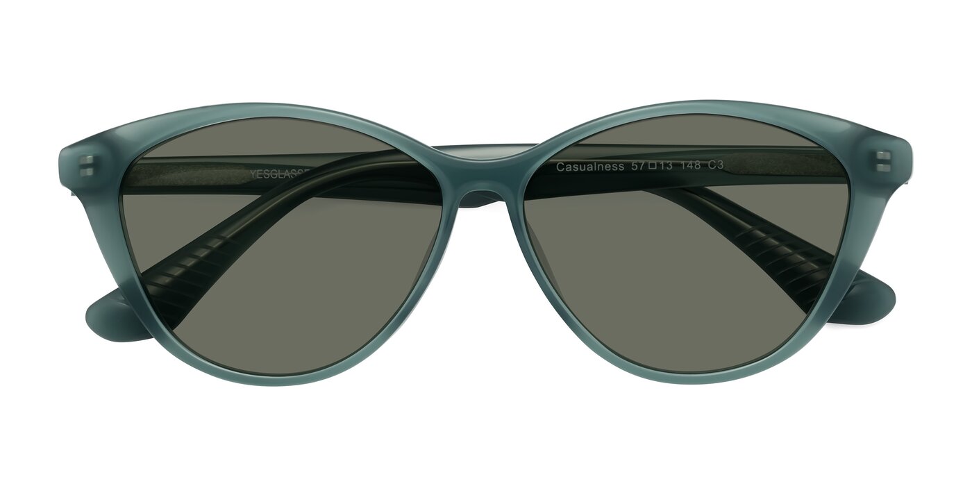 Casualness - Teal Polarized Sunglasses