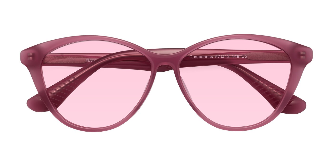 Casualness - Pink Tinted Sunglasses