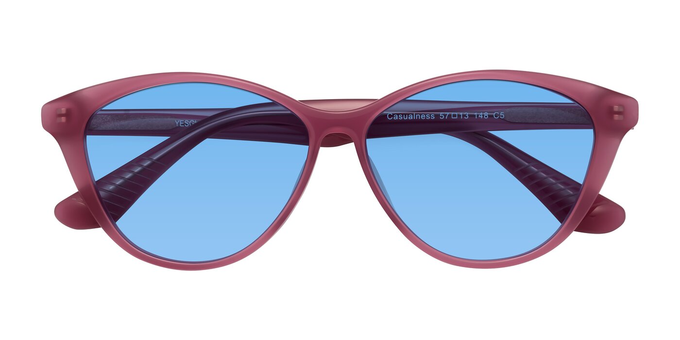 Casualness - Pink Tinted Sunglasses