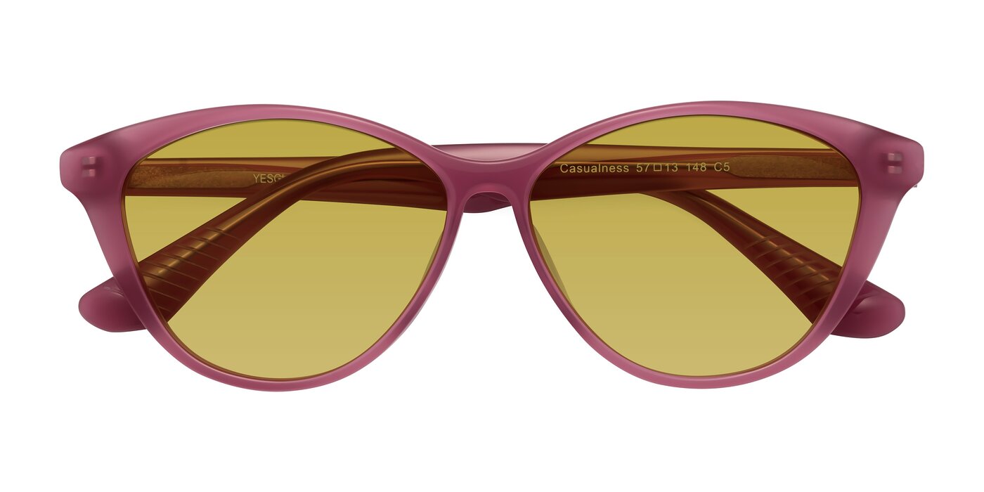 Casualness - Pink Tinted Sunglasses