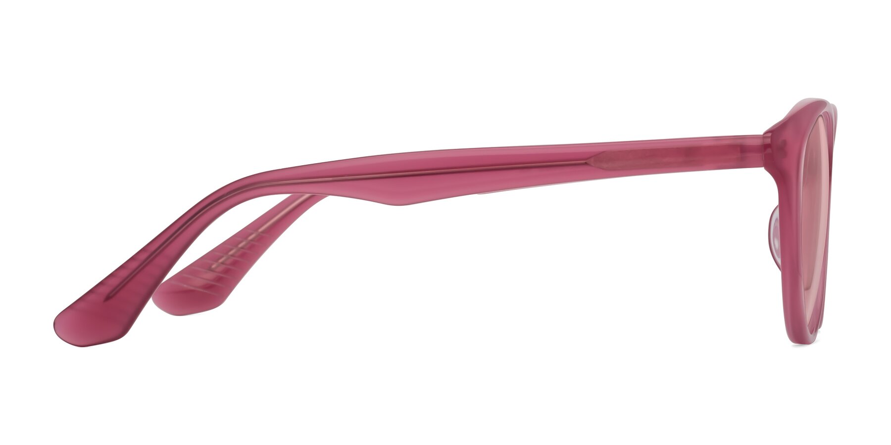 Side of Casualness in Pink with Light Garnet Tinted Lenses