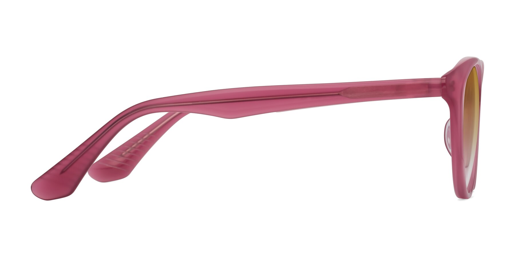 Side of Casualness in Pink with Champagne Gradient Lenses