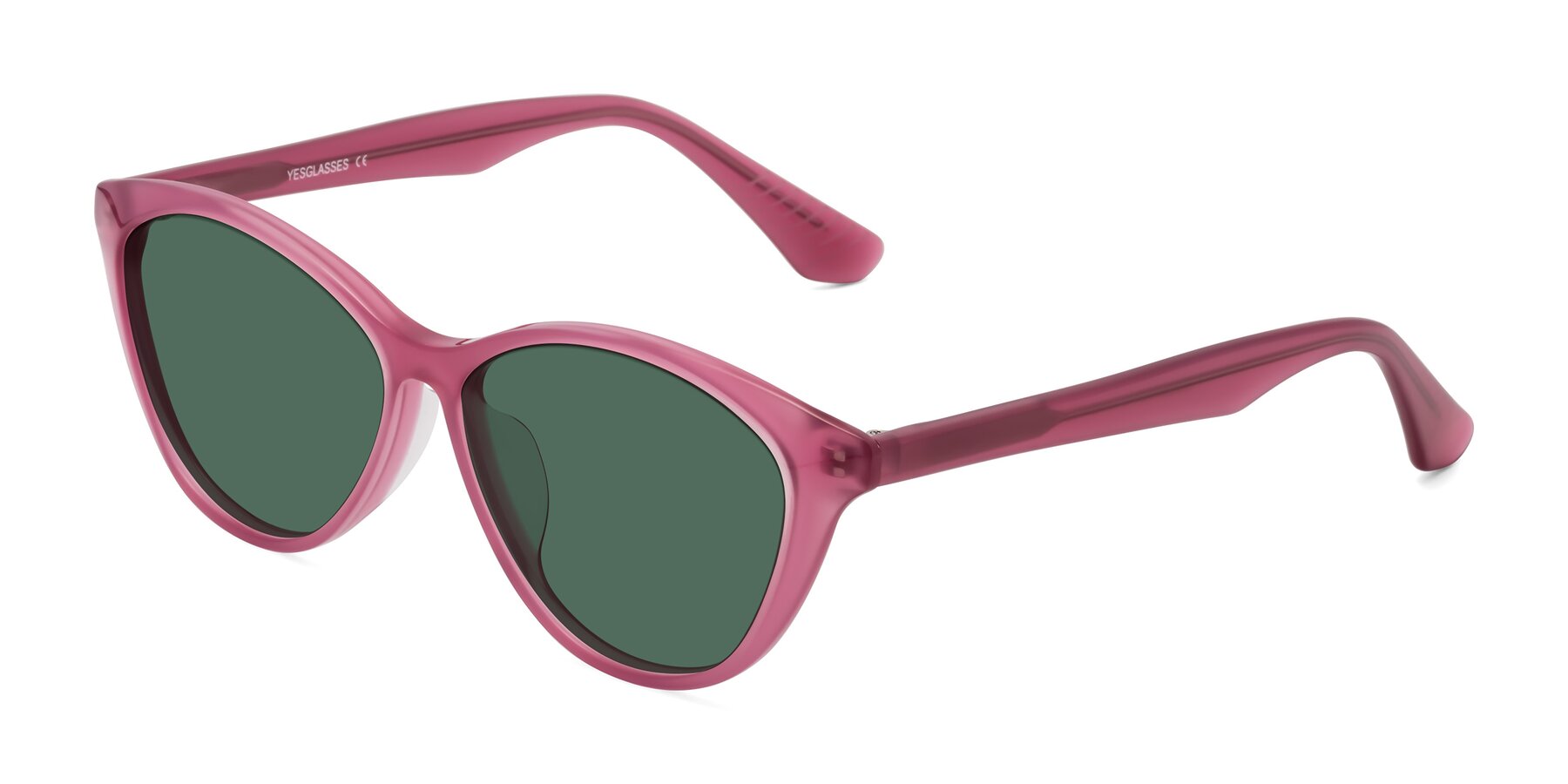 Angle of Casualness in Pink with Green Polarized Lenses