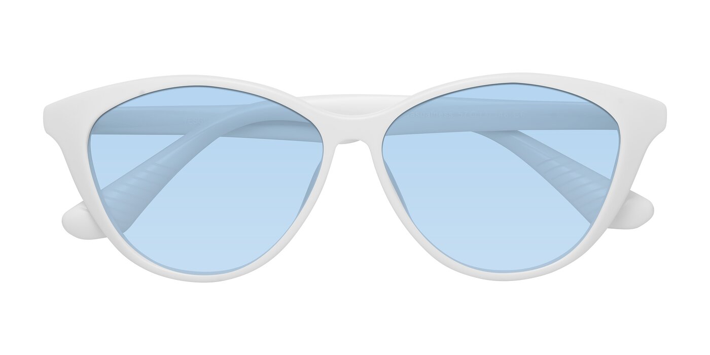 Casualness - Milky White Tinted Sunglasses