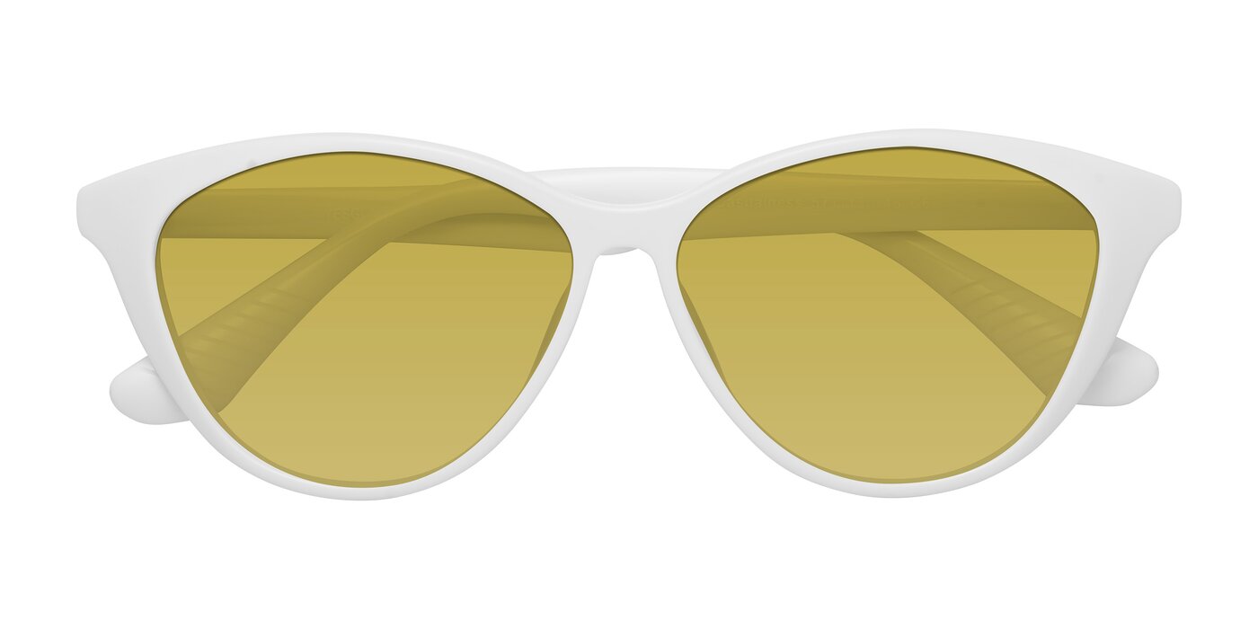 Casualness - Milky White Tinted Sunglasses